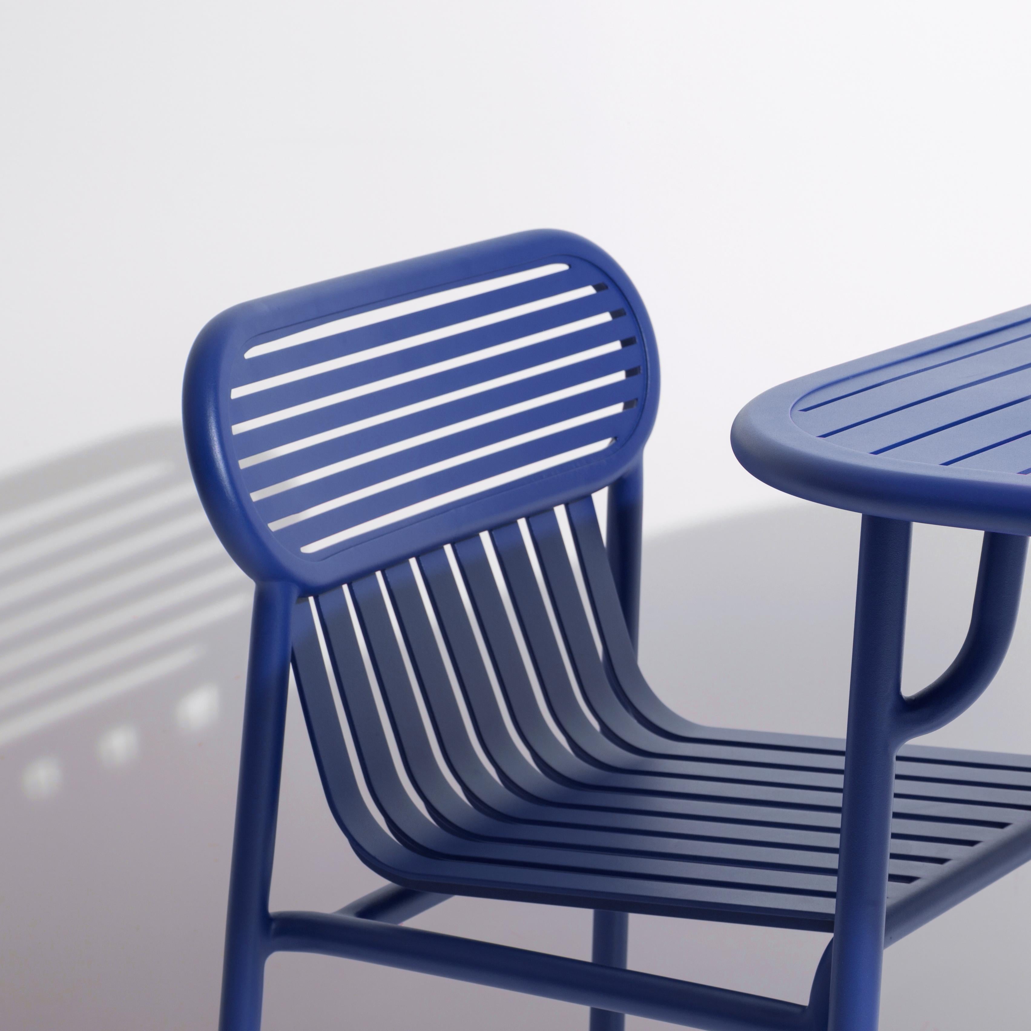 Petite Friture Week-End Chair in Blue Aluminium by Studio BrichetZiegler For Sale 2