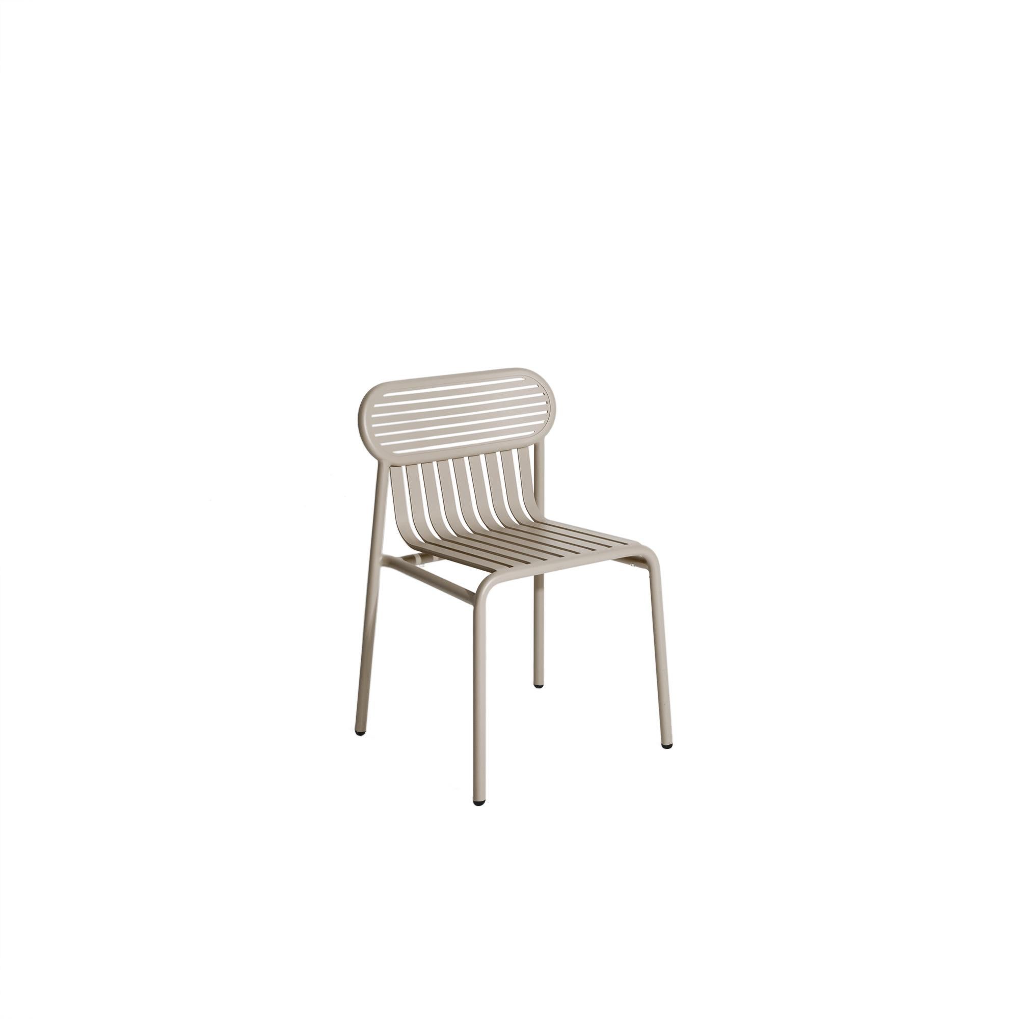 Petite Friture Week-End Chair in Dune Aluminium by Studio BrichetZiegler, 2017

The week-end collection is a full range of outdoor furniture, in aluminium grained epoxy paint, matt finish, that includes 18 functions and 8 colours for the retail