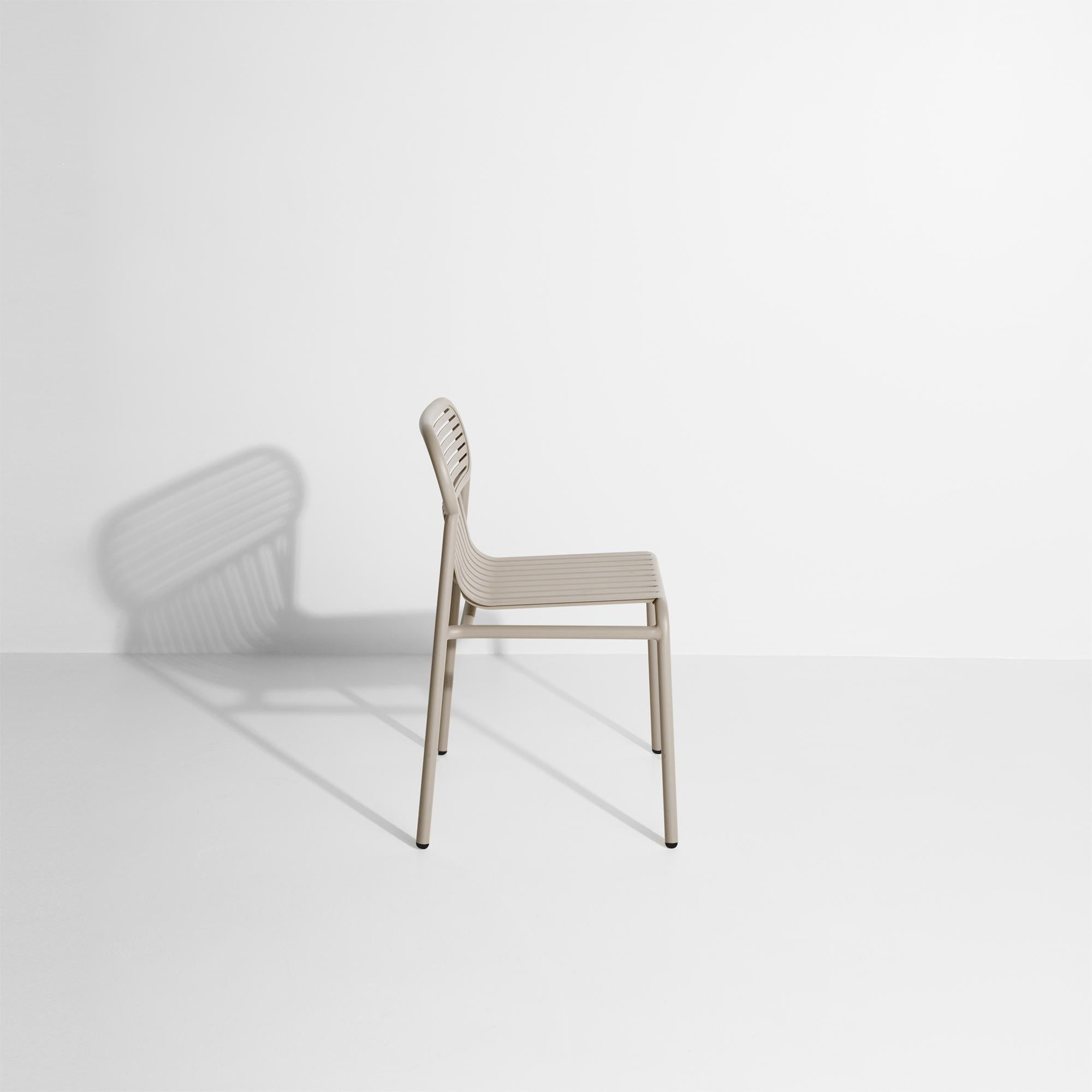 Aluminum Petite Friture Week-End Chair in Dune Aluminium by Studio BrichetZiegler For Sale