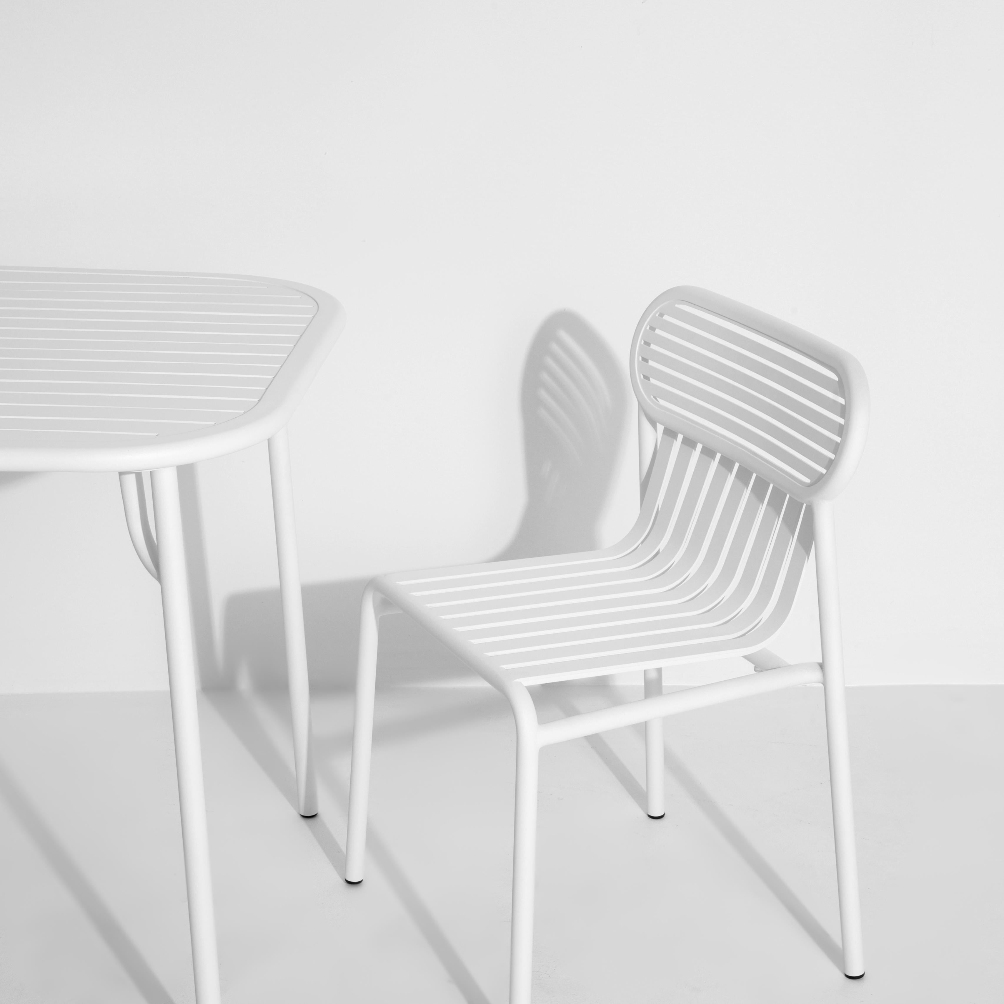 Petite Friture Week-End Chair in White Aluminium by Studio BrichetZiegler For Sale 4