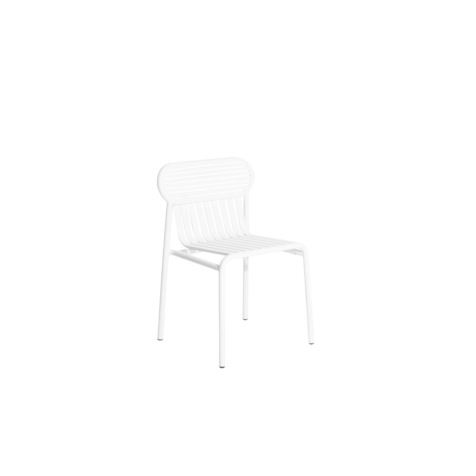 Petite Friture Week-End Chair in White Aluminium by Studio BrichetZiegler, 2017

The week-end collection is a full range of outdoor furniture, in aluminium grained epoxy paint, matt finish, that includes 18 functions and 8 colours for the retail