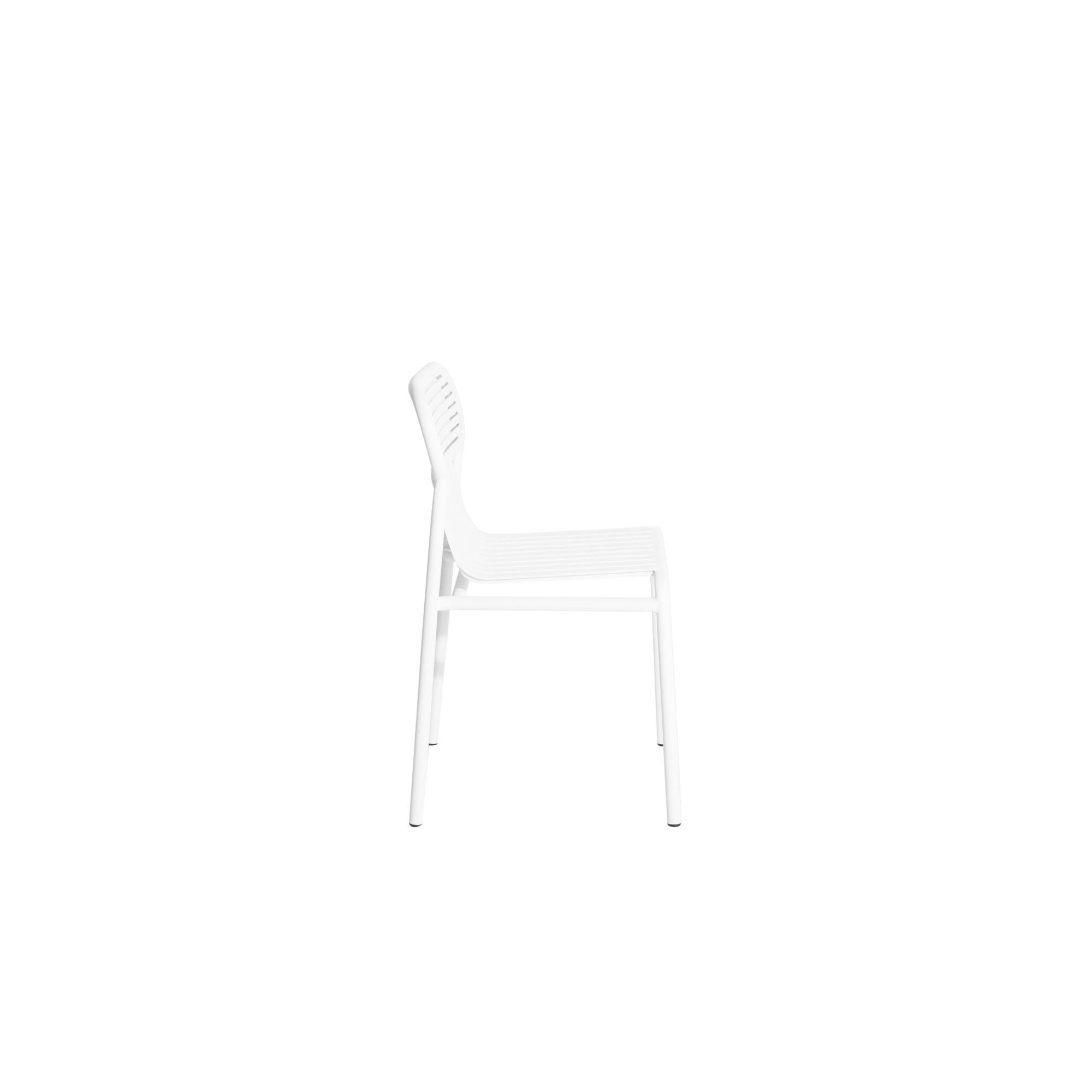 Chinese Petite Friture Week-End Chair in White Aluminium by Studio BrichetZiegler For Sale