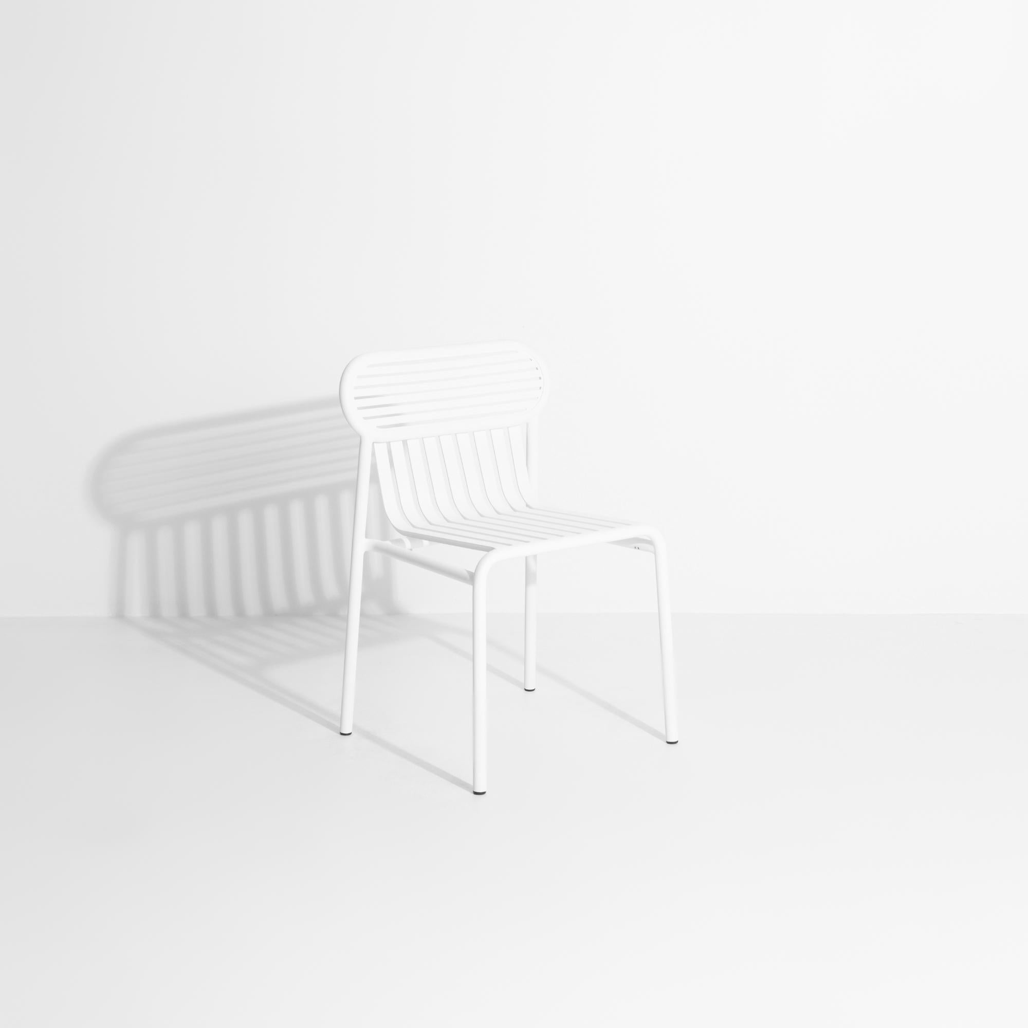 Contemporary Petite Friture Week-End Chair in White Aluminium by Studio BrichetZiegler For Sale