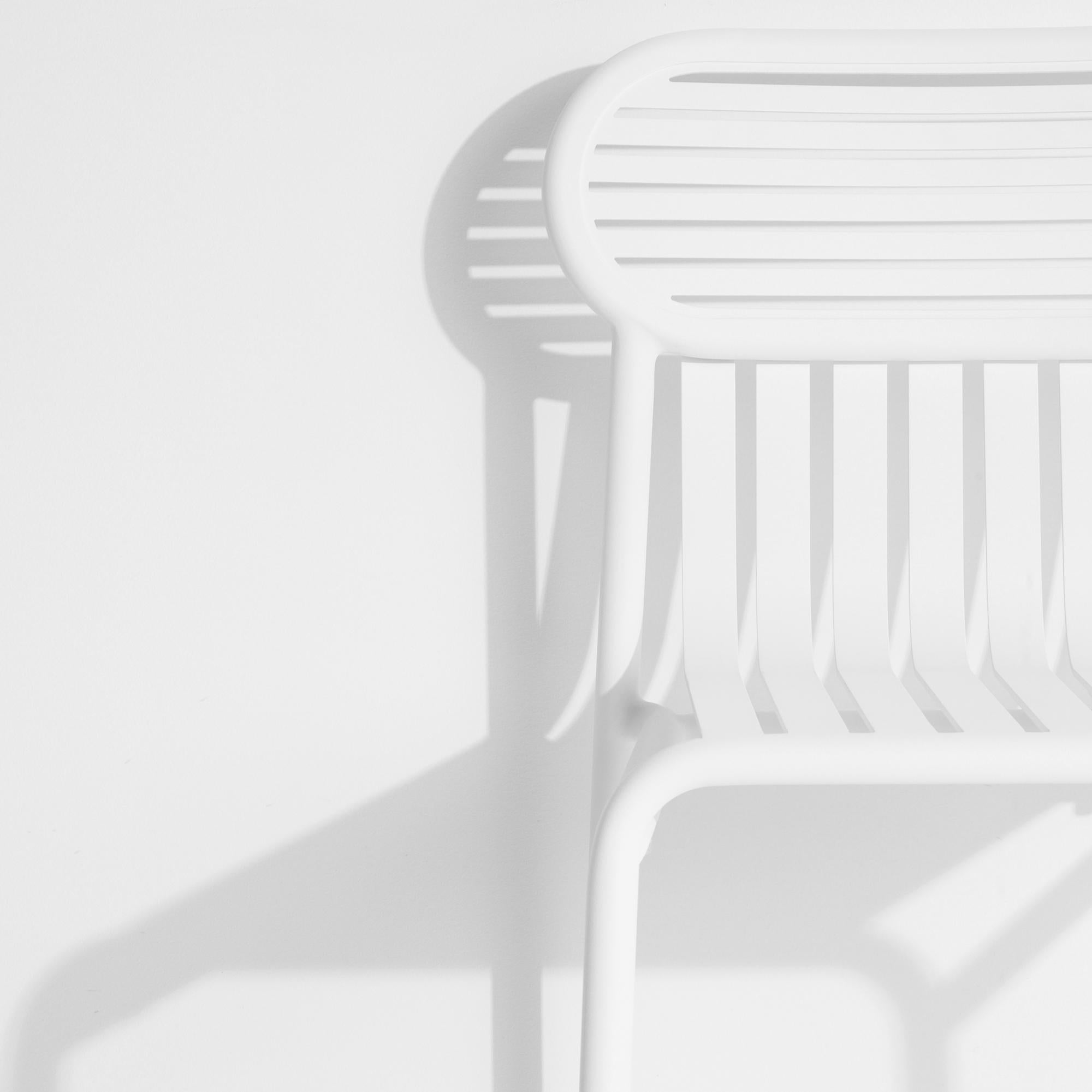 Petite Friture Week-End Chair in White Aluminium by Studio BrichetZiegler For Sale 1