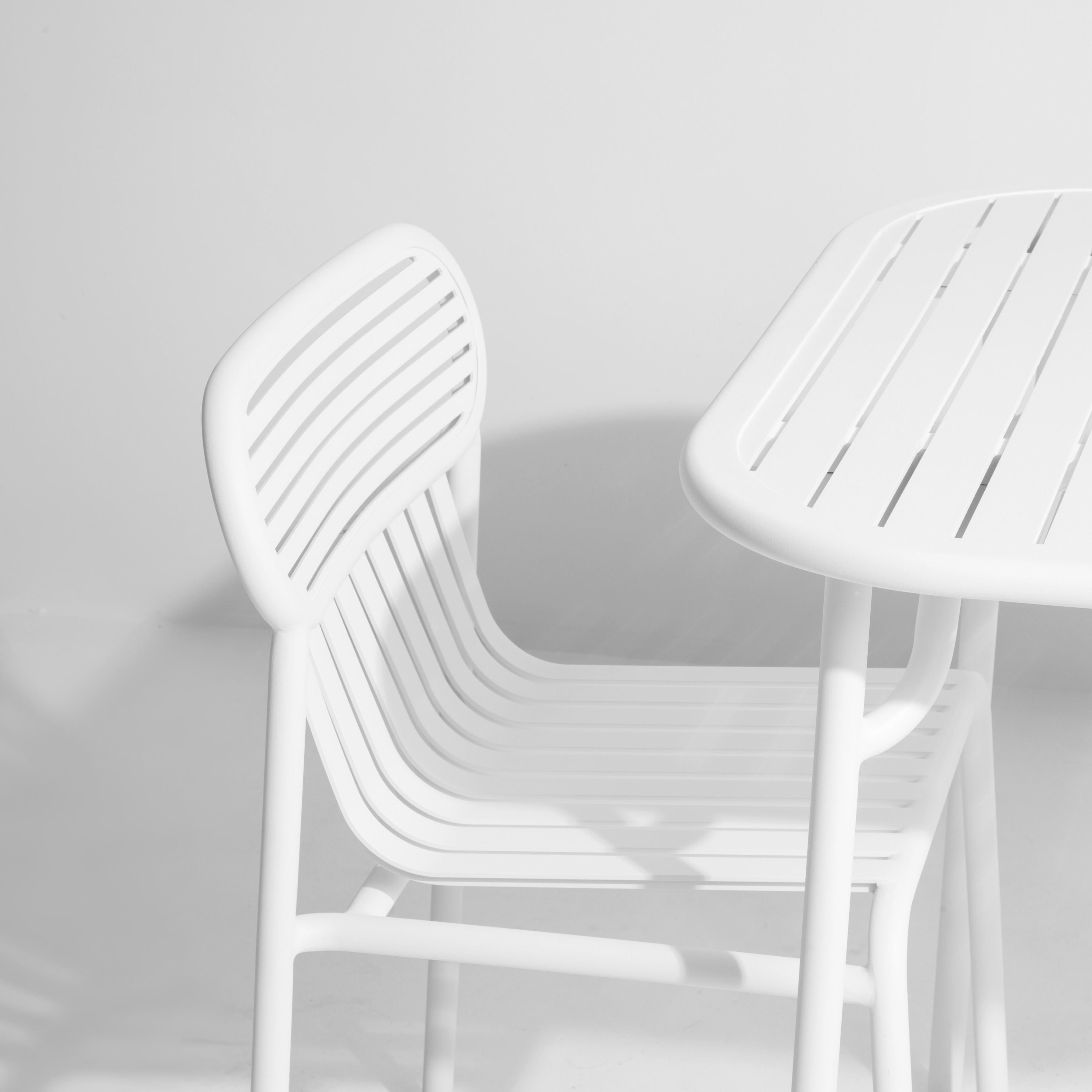 Petite Friture Week-End Chair in White Aluminium by Studio BrichetZiegler For Sale 2