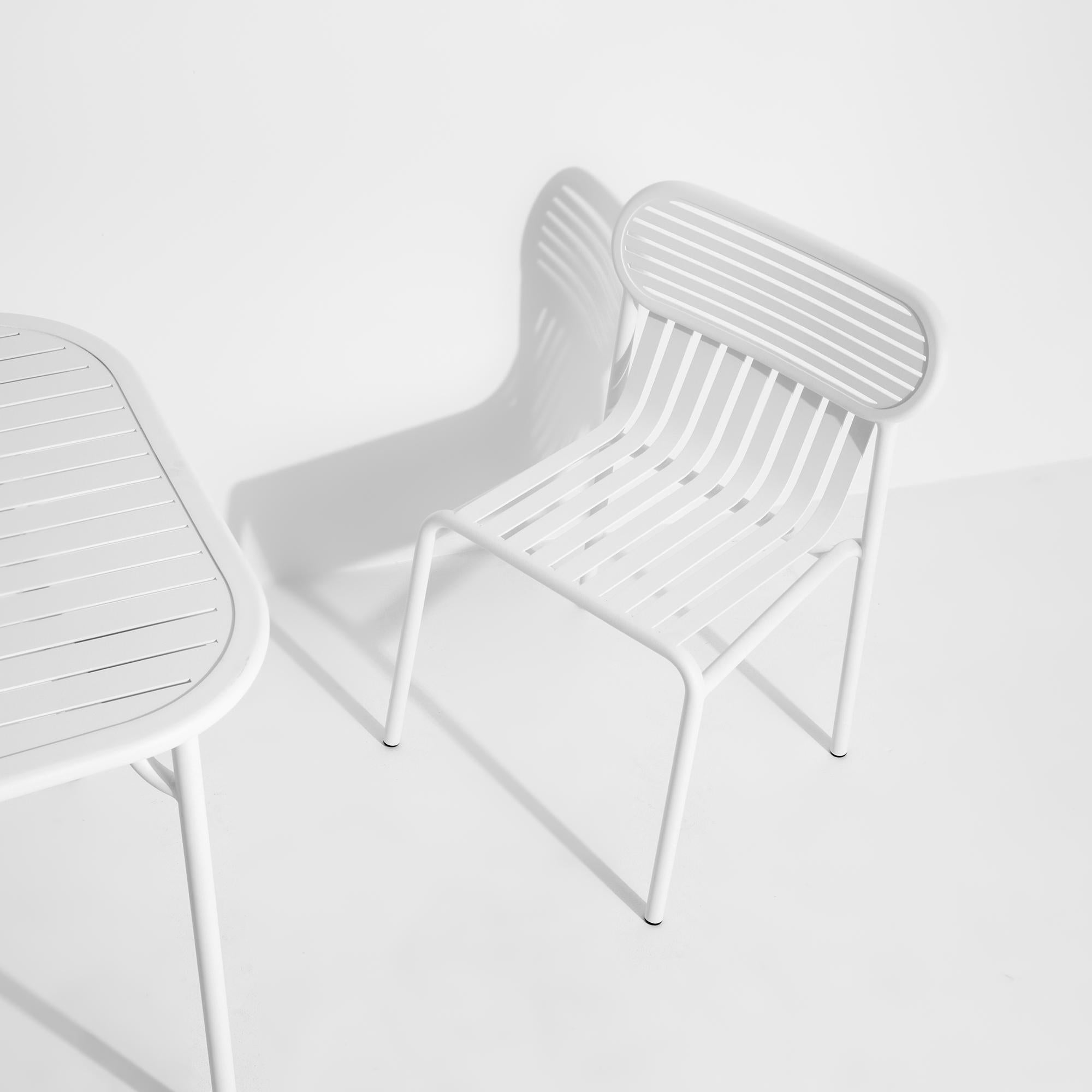 Petite Friture Week-End Chair in White Aluminium by Studio BrichetZiegler For Sale 3