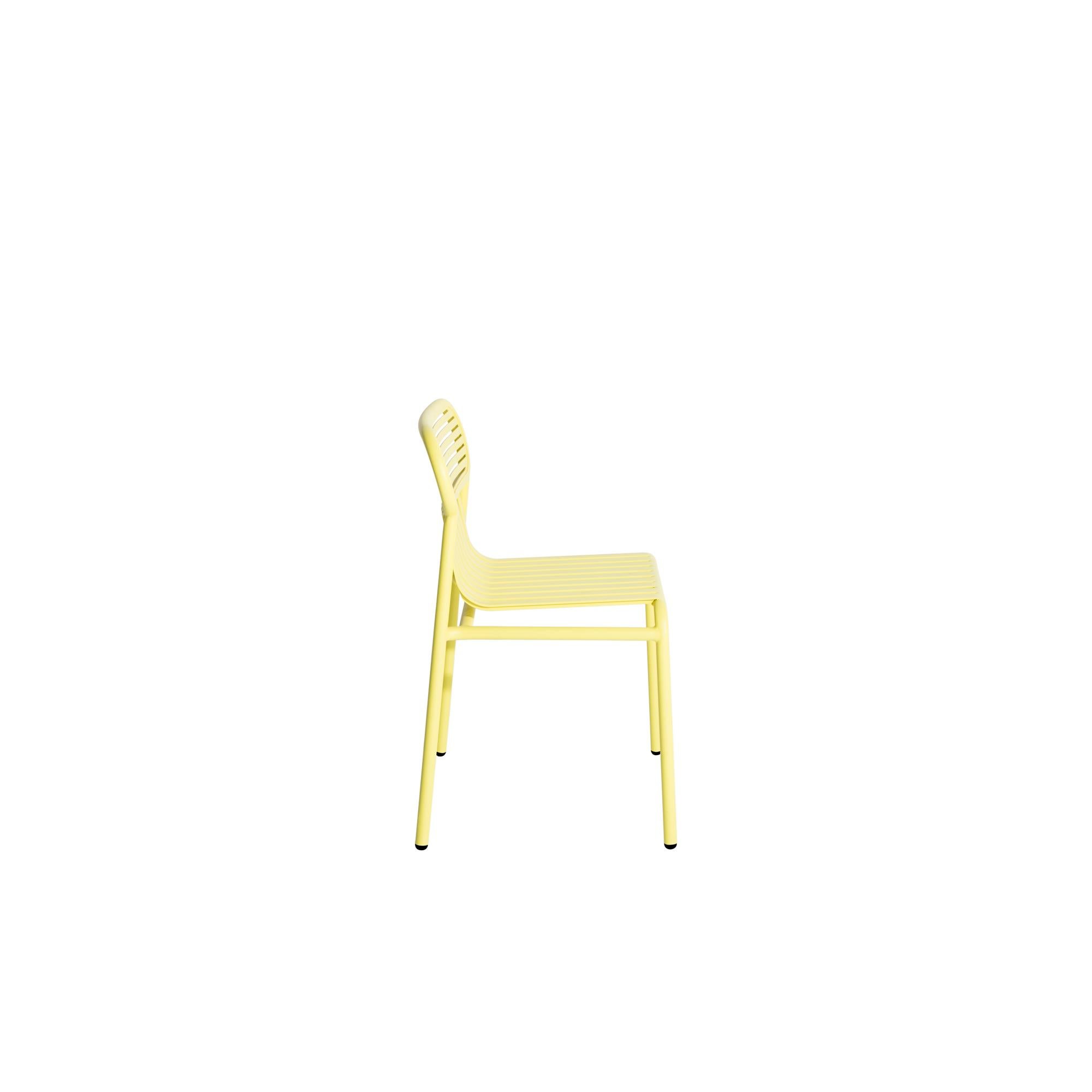 Chinese Petite Friture Week-End Chair in Yellow Aluminium by Studio BrichetZiegler For Sale
