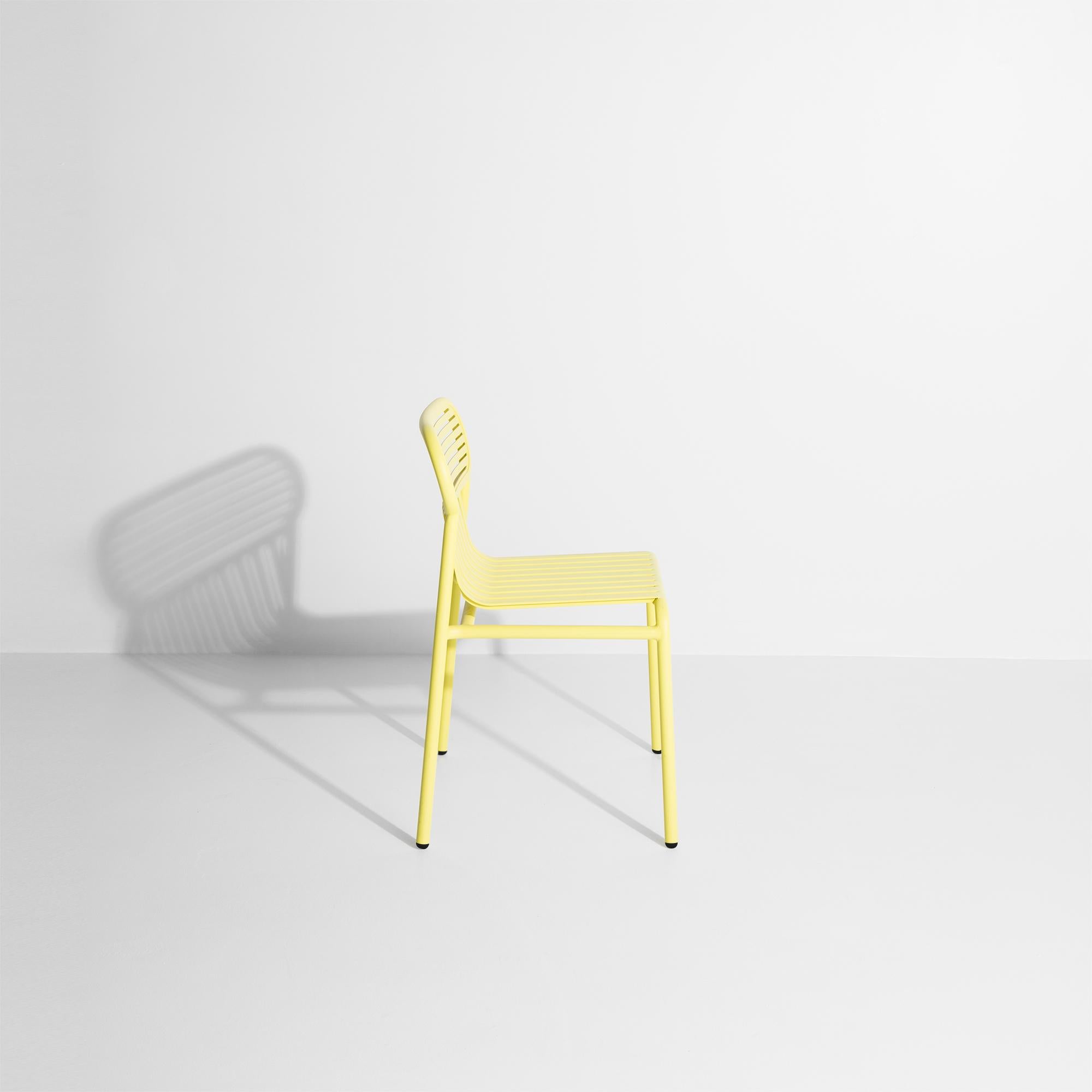 Petite Friture Week-End Chair in Yellow Aluminium by Studio BrichetZiegler In New Condition For Sale In Brooklyn, NY
