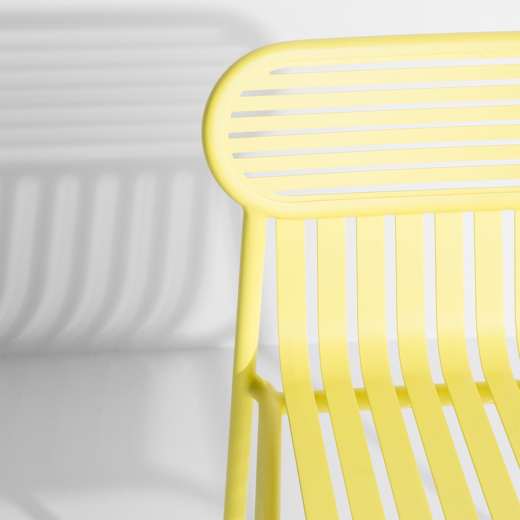 Contemporary Petite Friture Week-End Chair in Yellow Aluminium by Studio BrichetZiegler For Sale