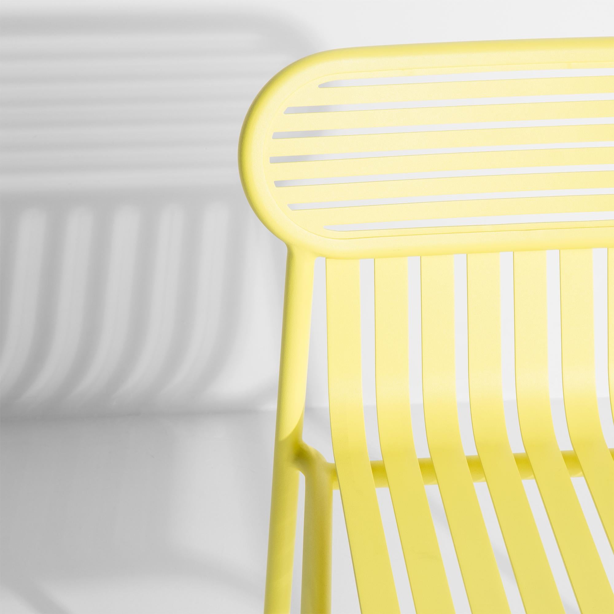 XXIe siècle et contemporain Petite chaise d'appoint Friture en aluminium jaune par Studio BrichetZiegler en vente