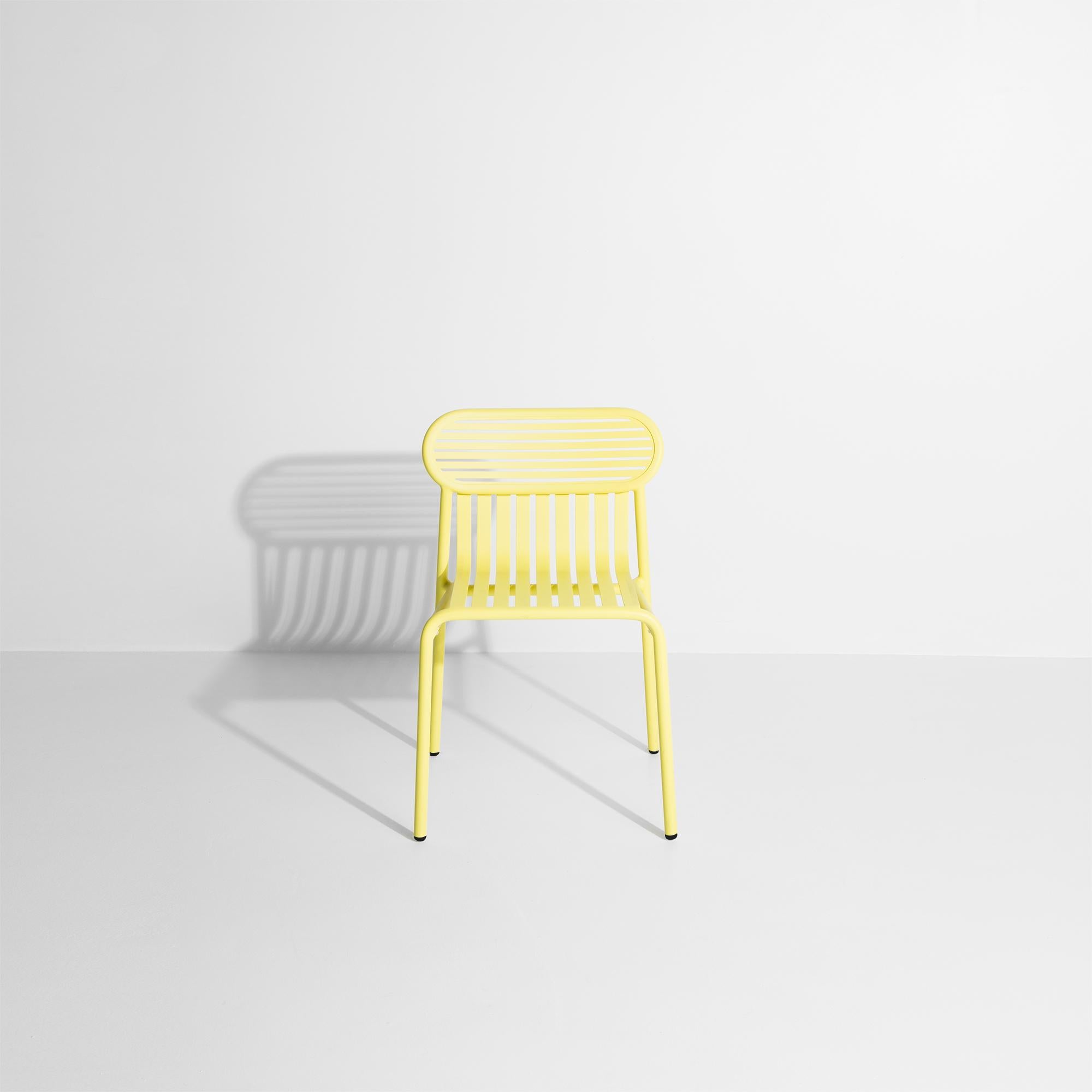 Aluminum Petite Friture Week-End Chair in Yellow Aluminium by Studio BrichetZiegler For Sale
