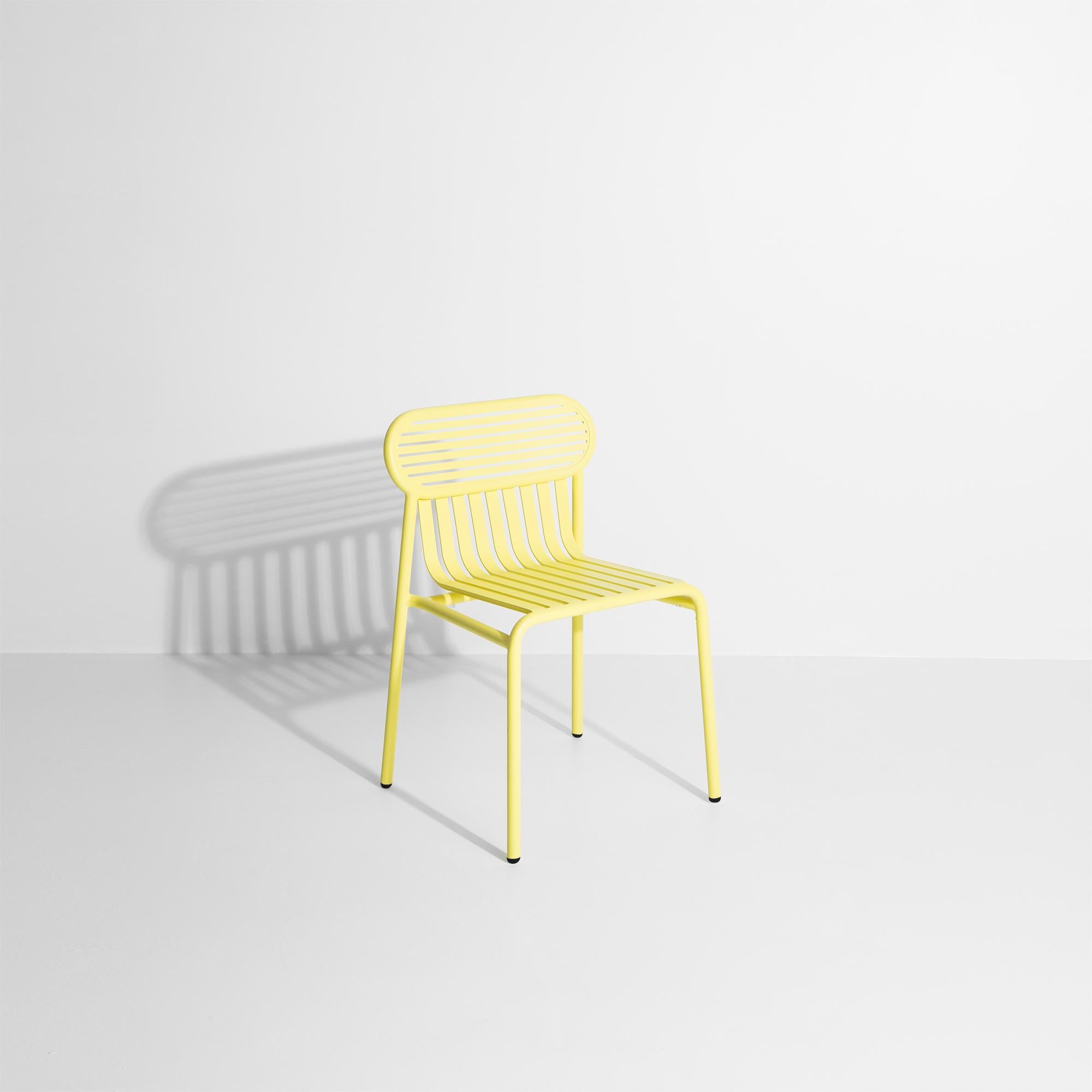 Petite chaise d'appoint Friture en aluminium jaune par Studio BrichetZiegler en vente 1
