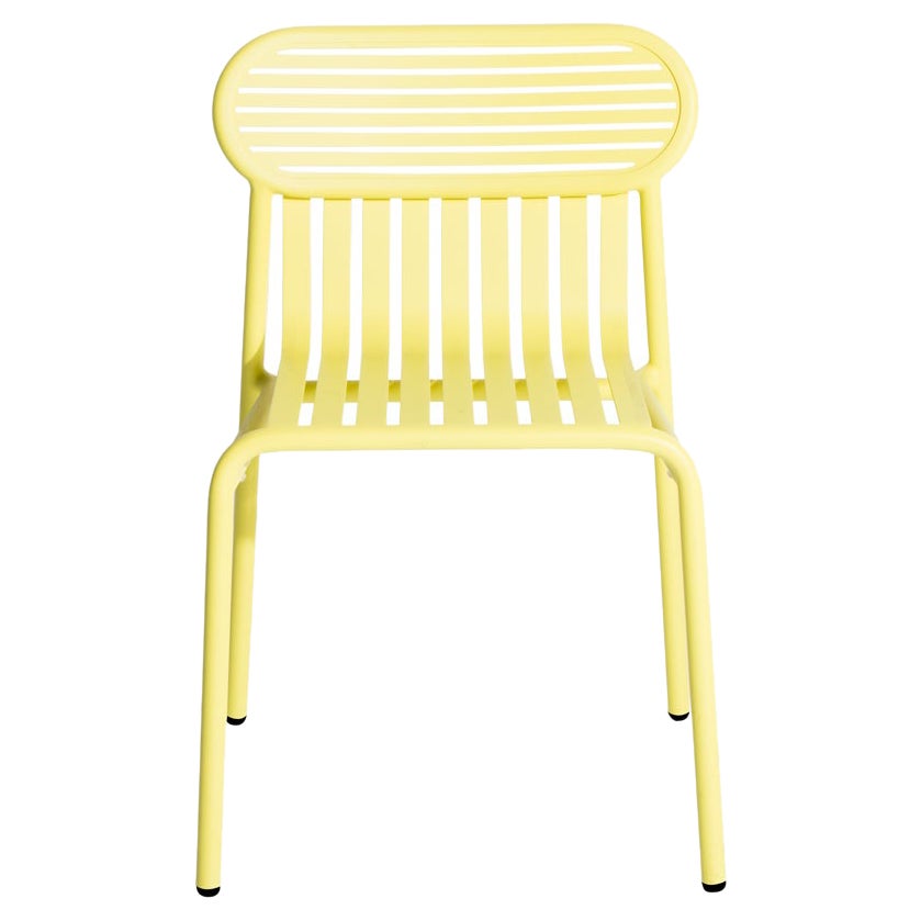 Petite chaise d'appoint Friture en aluminium jaune par Studio BrichetZiegler