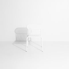 PETITE FRITURE Week-end, Outdoor Chair, White, Studio Brichet-Ziegler
