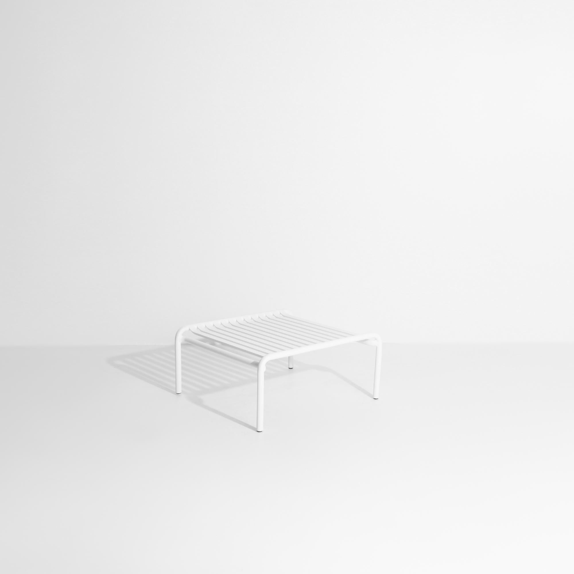 Petite Friture Week-End Coffee Table in White Aluminium by Studio BrichetZiegler In New Condition For Sale In Brooklyn, NY
