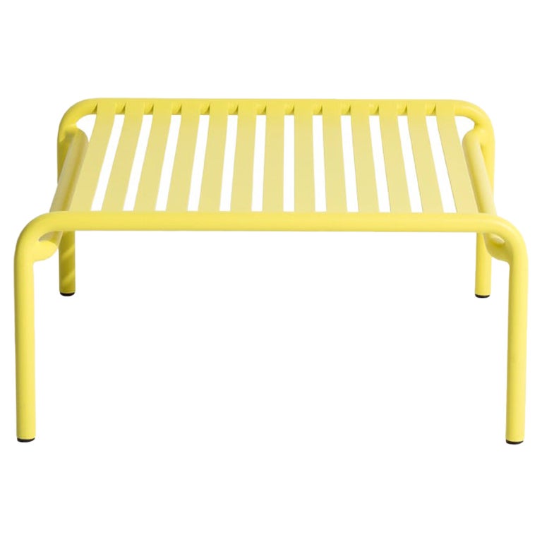 Petite Friture Week-End Coffee Table in Yellow Aluminium, 2017