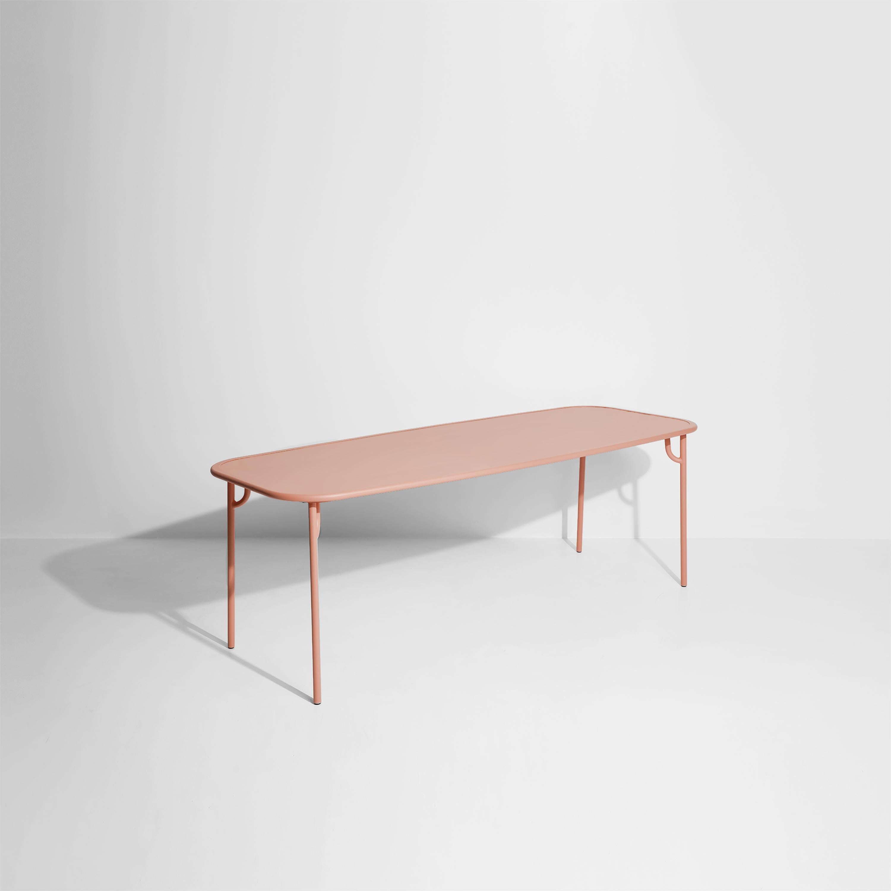 Petite Friture Week-End Large Plain Rectangular Dining Table in Blush Aluminium by Studio BrichetZiegler, 2017

The week-end collection is a full range of outdoor furniture, in aluminium grained epoxy paint, matt finish, that includes 18 functions
