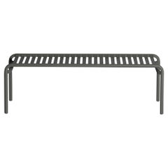 Petite table basse longue d'appoint Friture en aluminium anthracite, 2017