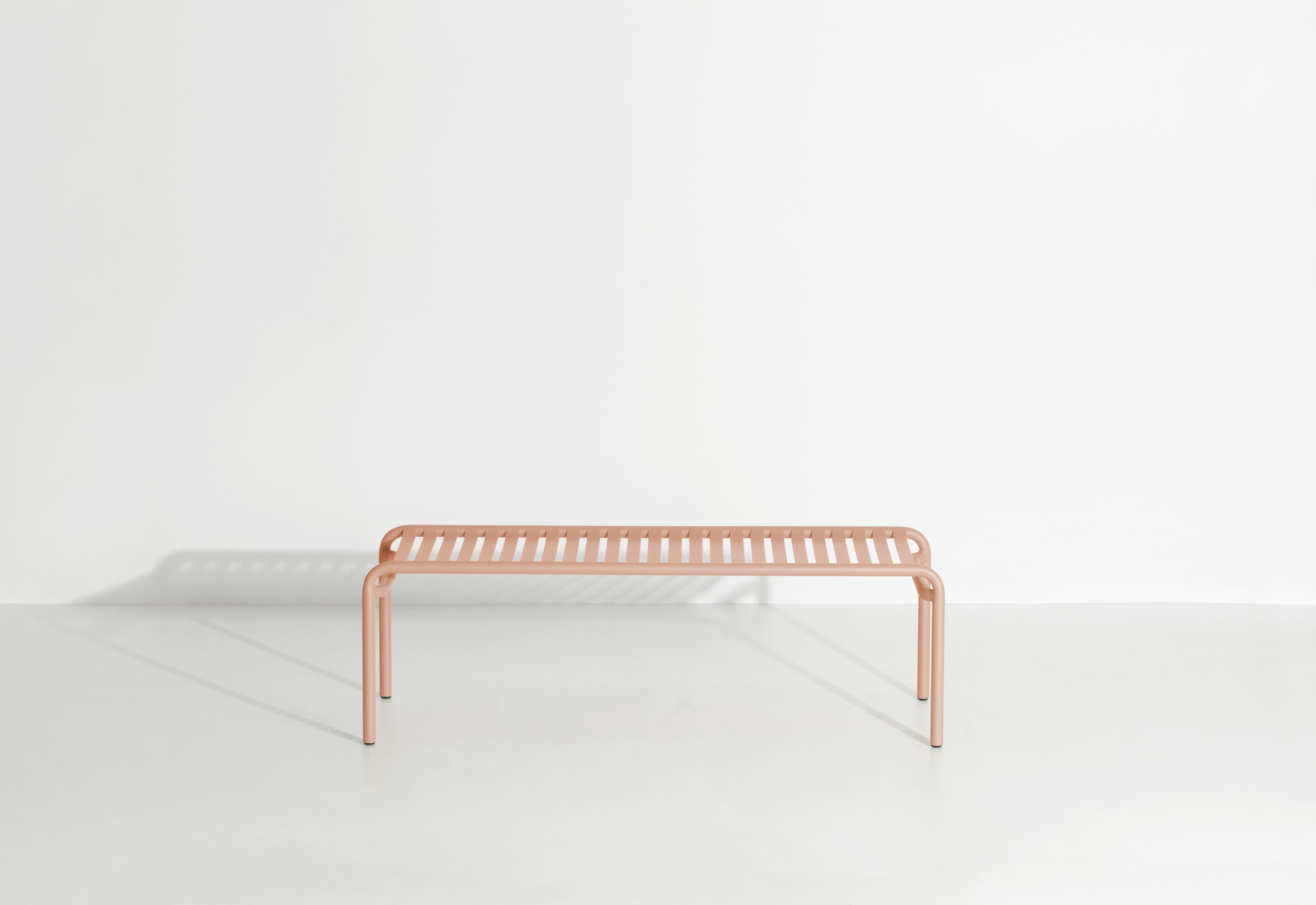 Petite Friture Week-End Long Coffee Table in Blush Aluminium, 2017 In New Condition For Sale In Brooklyn, NY