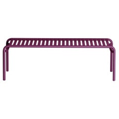 Petite Friture Week-End Long Coffee Table in Burgundy Aluminium, 2017