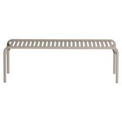 Petite table basse longue Week-end Friture en aluminium Dune, 2017