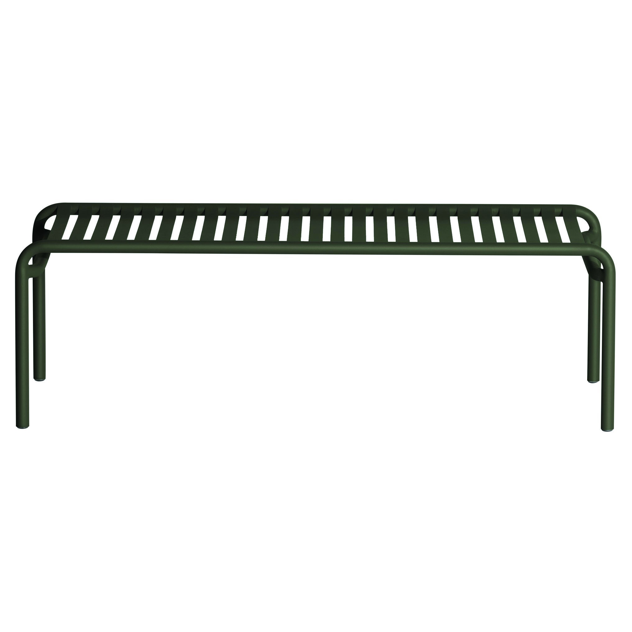 Mesa baja Petite Friture Week-End de aluminio verde cristal, 2017