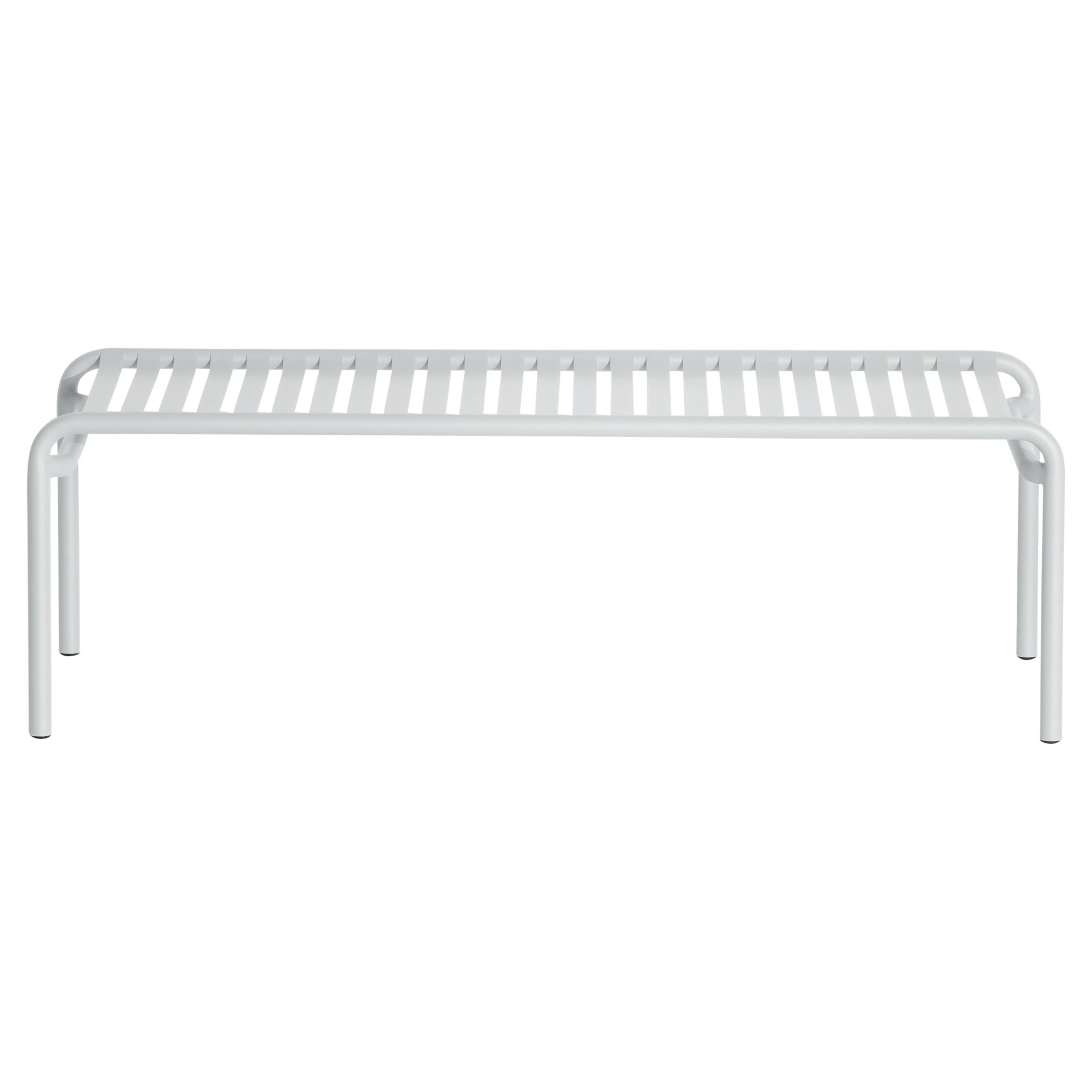 Petite Friture Week-End Long Coffee Table in alluminio grigio perla, 2017