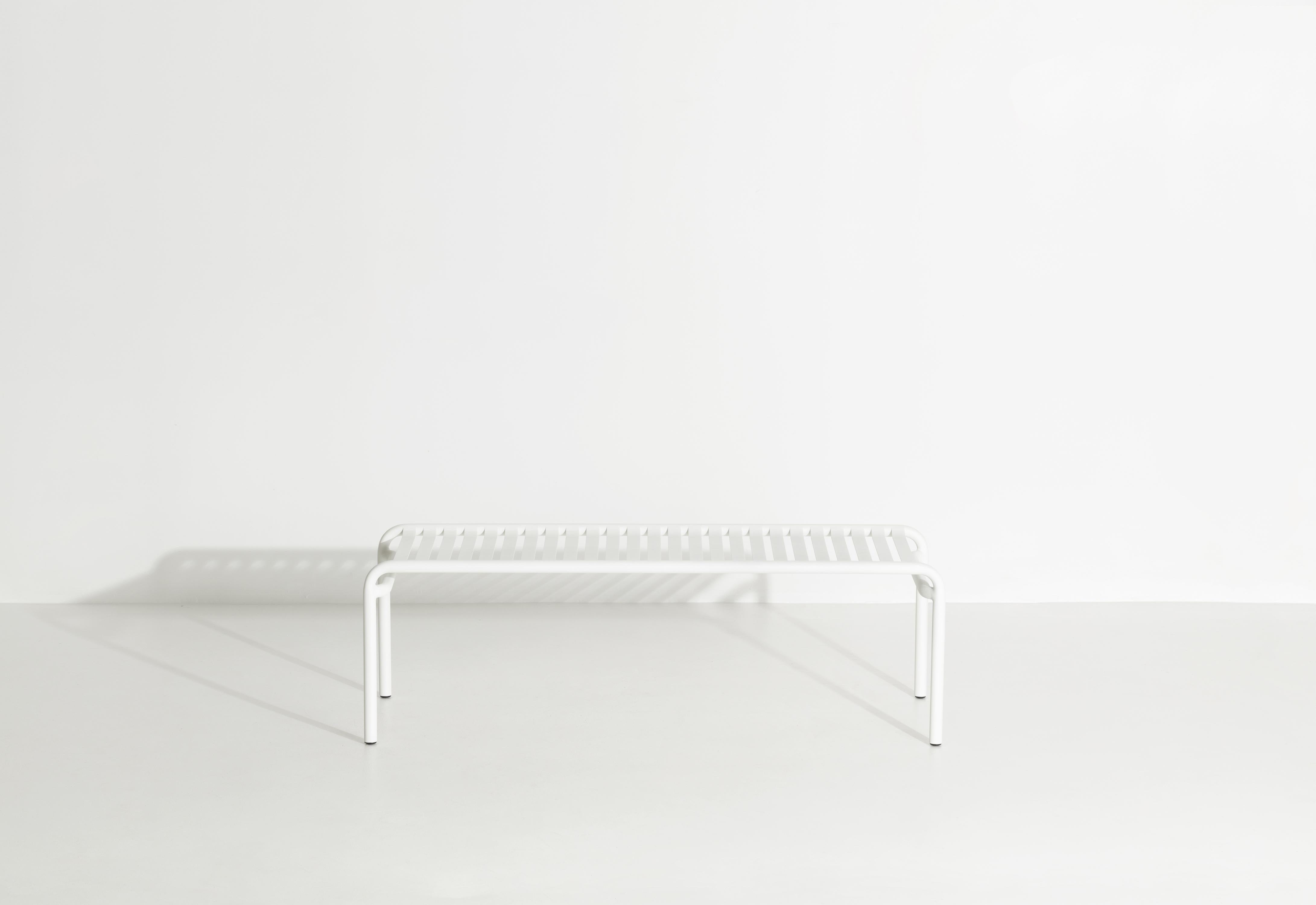 Contemporary Petite Friture Week-End Long Coffee Table in White Aluminium, 2017 For Sale