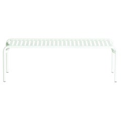 Petite table basse longue Week-end Friture en aluminium blanc, 2017