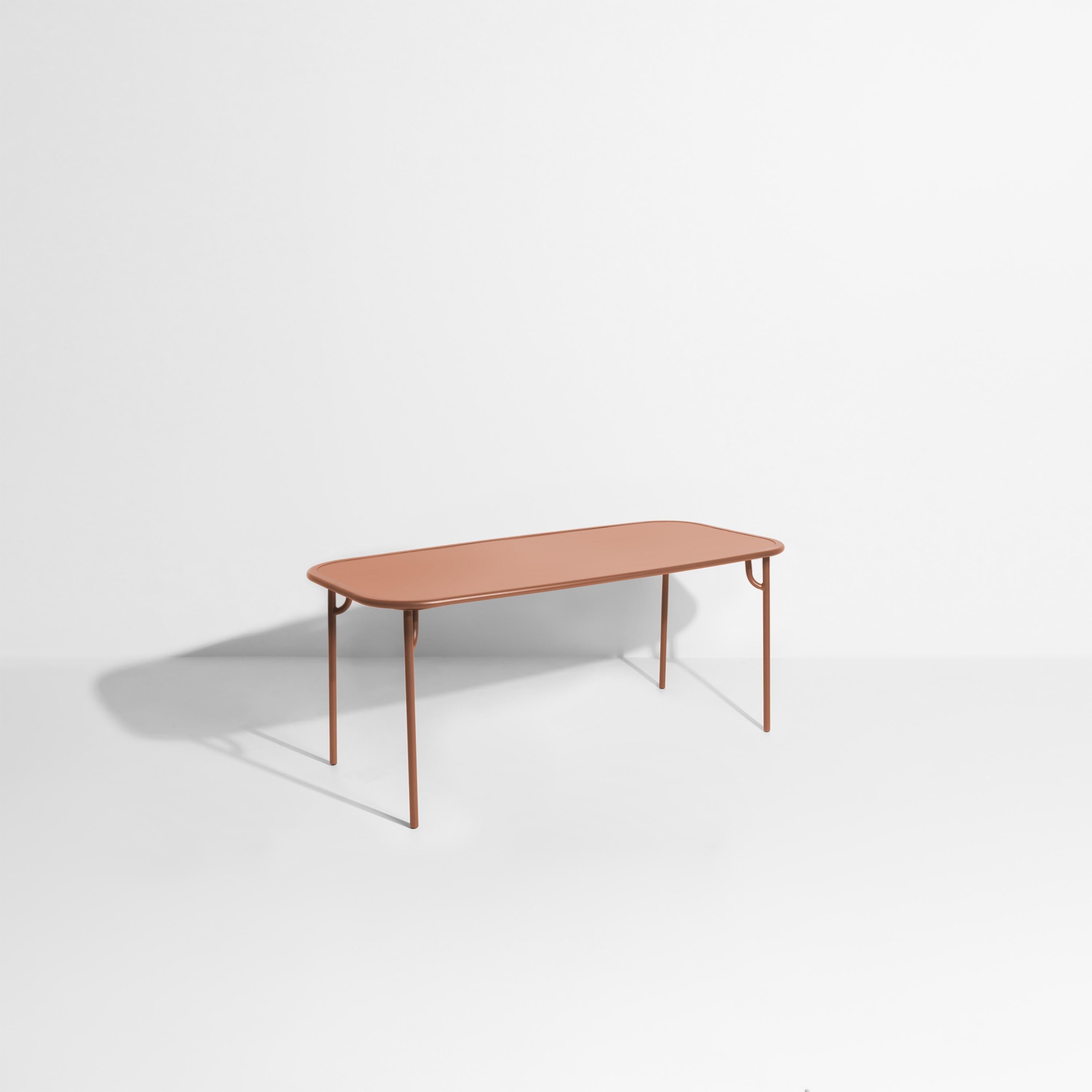 Petite Friture Week-End Medium Plain Rectangular Dining Table in Terracotta Aluminium by Studio BrichetZiegler, 2017

The week-end collection is a full range of outdoor furniture, in aluminium grained epoxy paint, matt finish, that includes 18