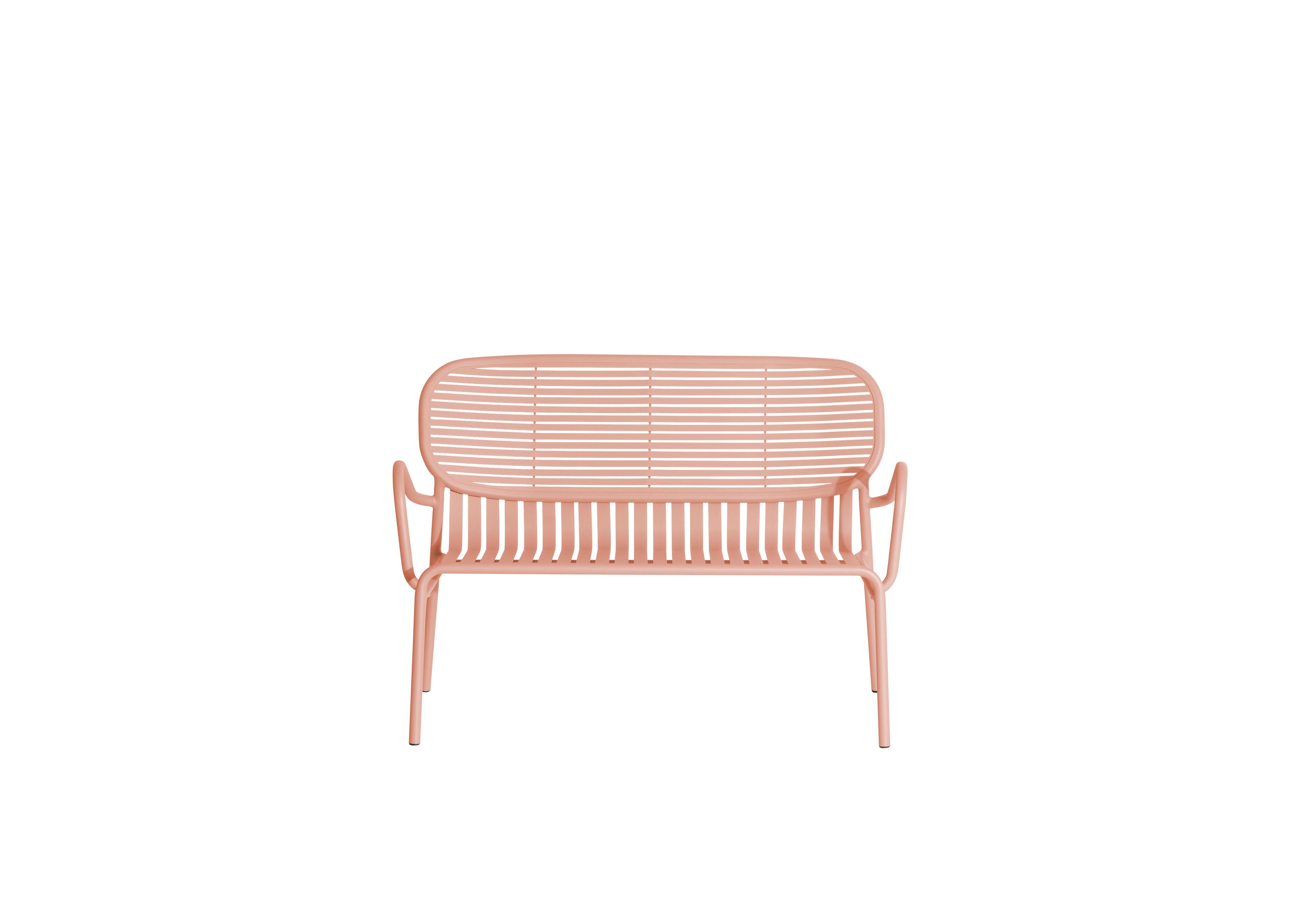 Petite Friture Week-End Sofa in Blush Aluminium by Studio BrichetZiegler, 2017

The week-end collection is a full range of outdoor furniture, in aluminium grained epoxy paint, matt finish, that includes 18 functions and 8 colours for the retail