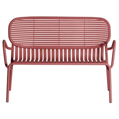 Kleines Friture Week-End-Sofa aus Terrakotta-Aluminium von Studio BrichetZiegler