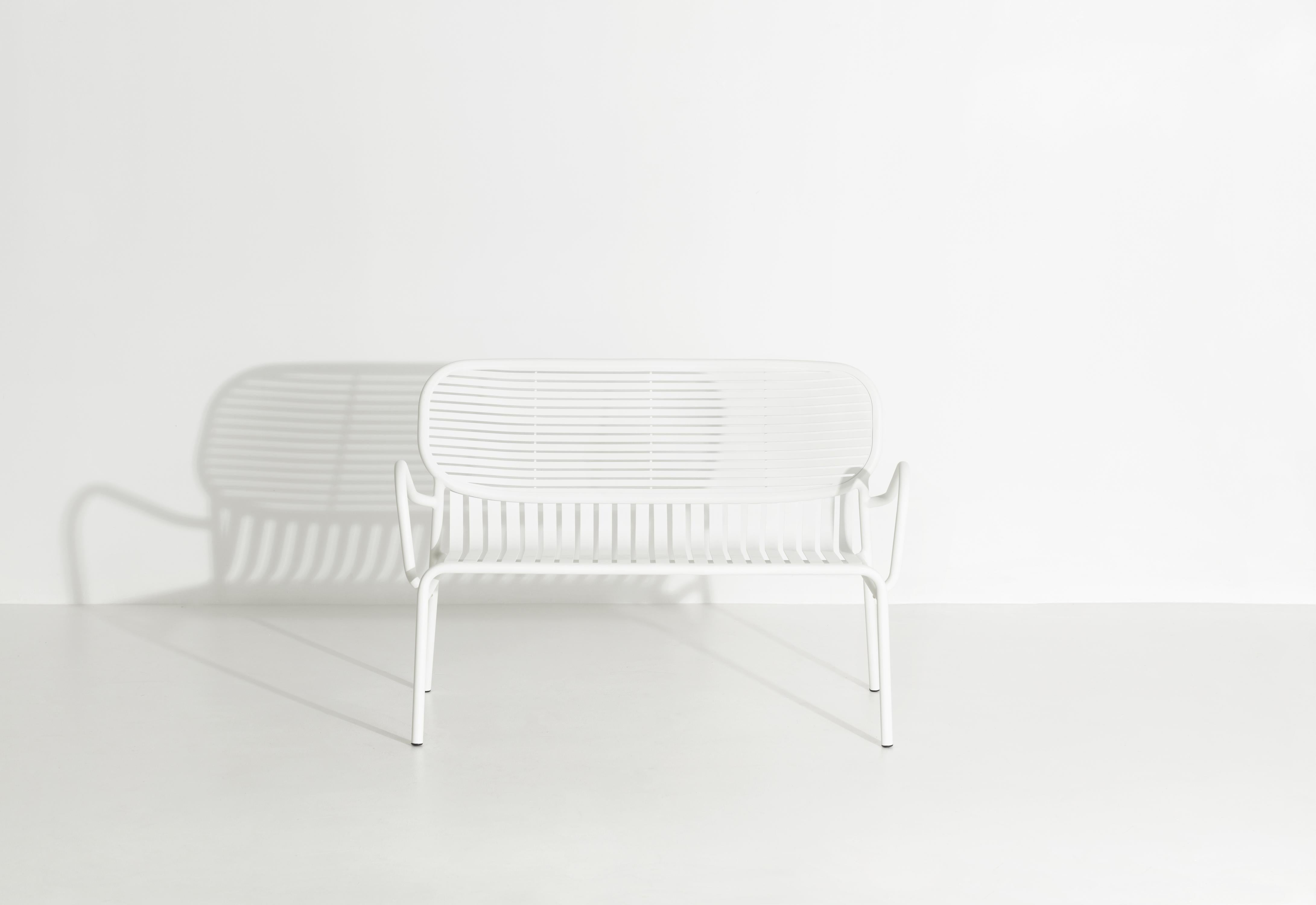 Chinese Petite Friture Week-End Sofa in White Aluminium by Studio BrichetZiegler For Sale