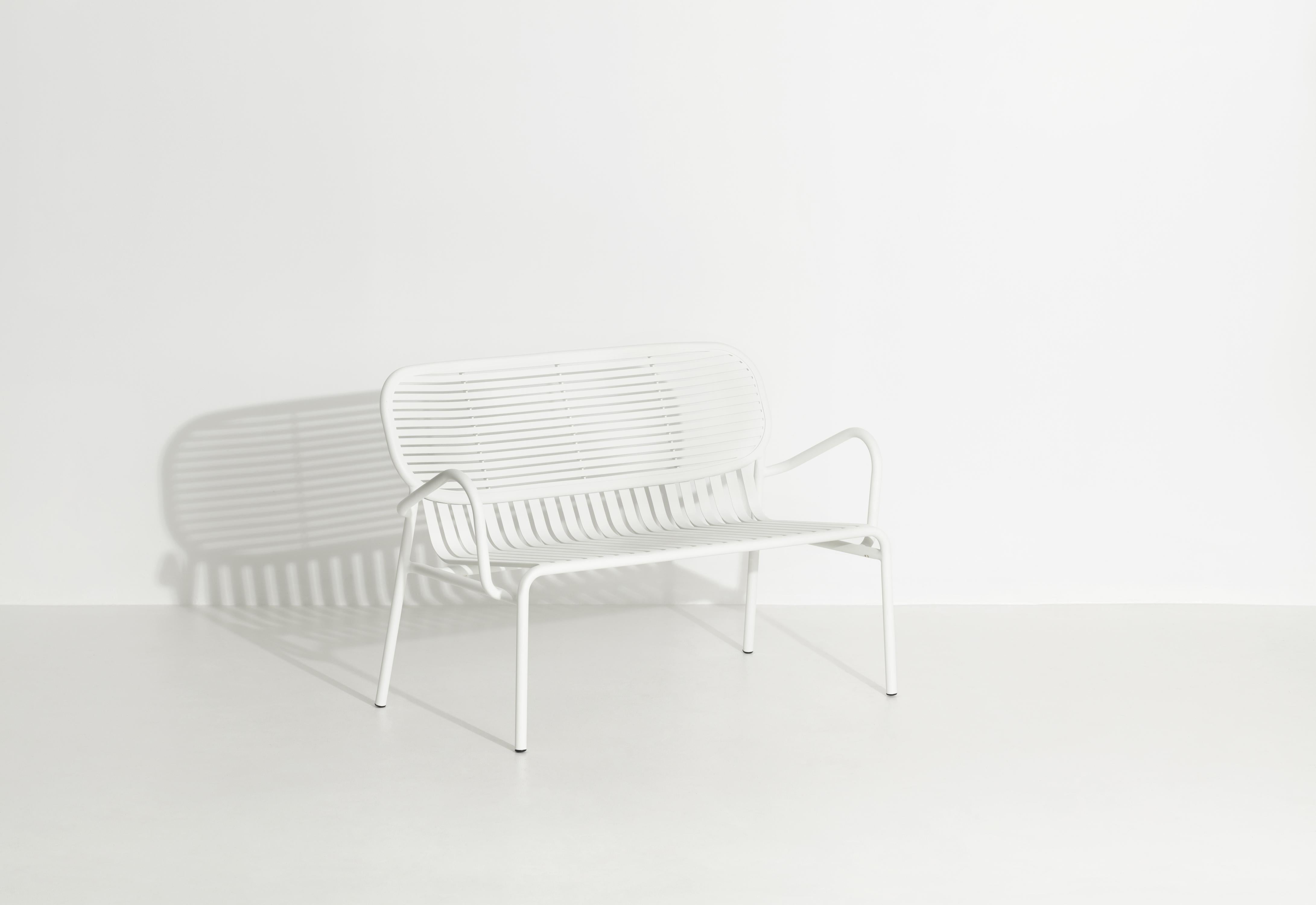 Petite Friture Week-End Sofa in White Aluminium by Studio BrichetZiegler In New Condition For Sale In Brooklyn, NY