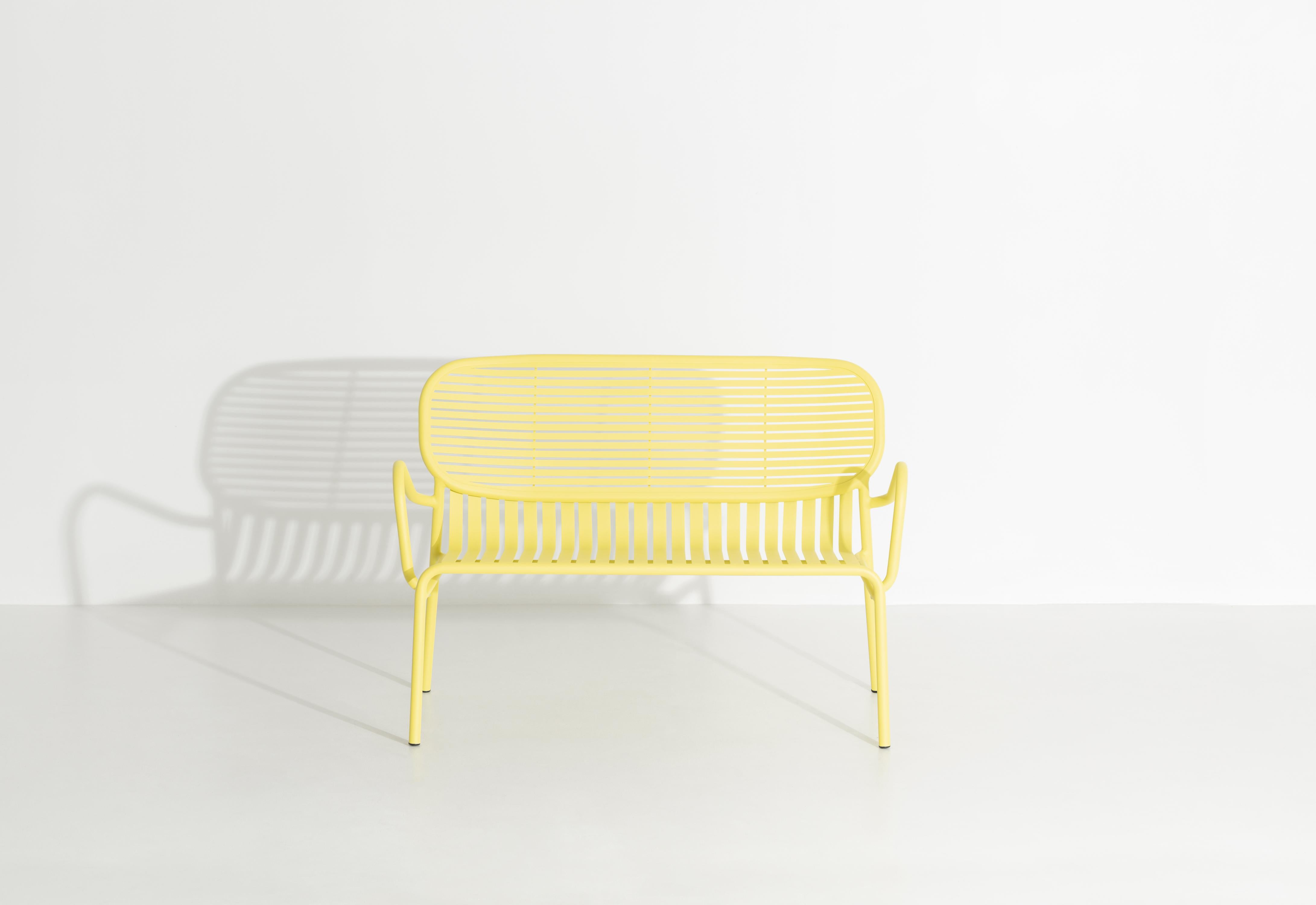 Chinese Petite Friture Week-End Sofa in Yellow Aluminium by Studio BrichetZiegler For Sale