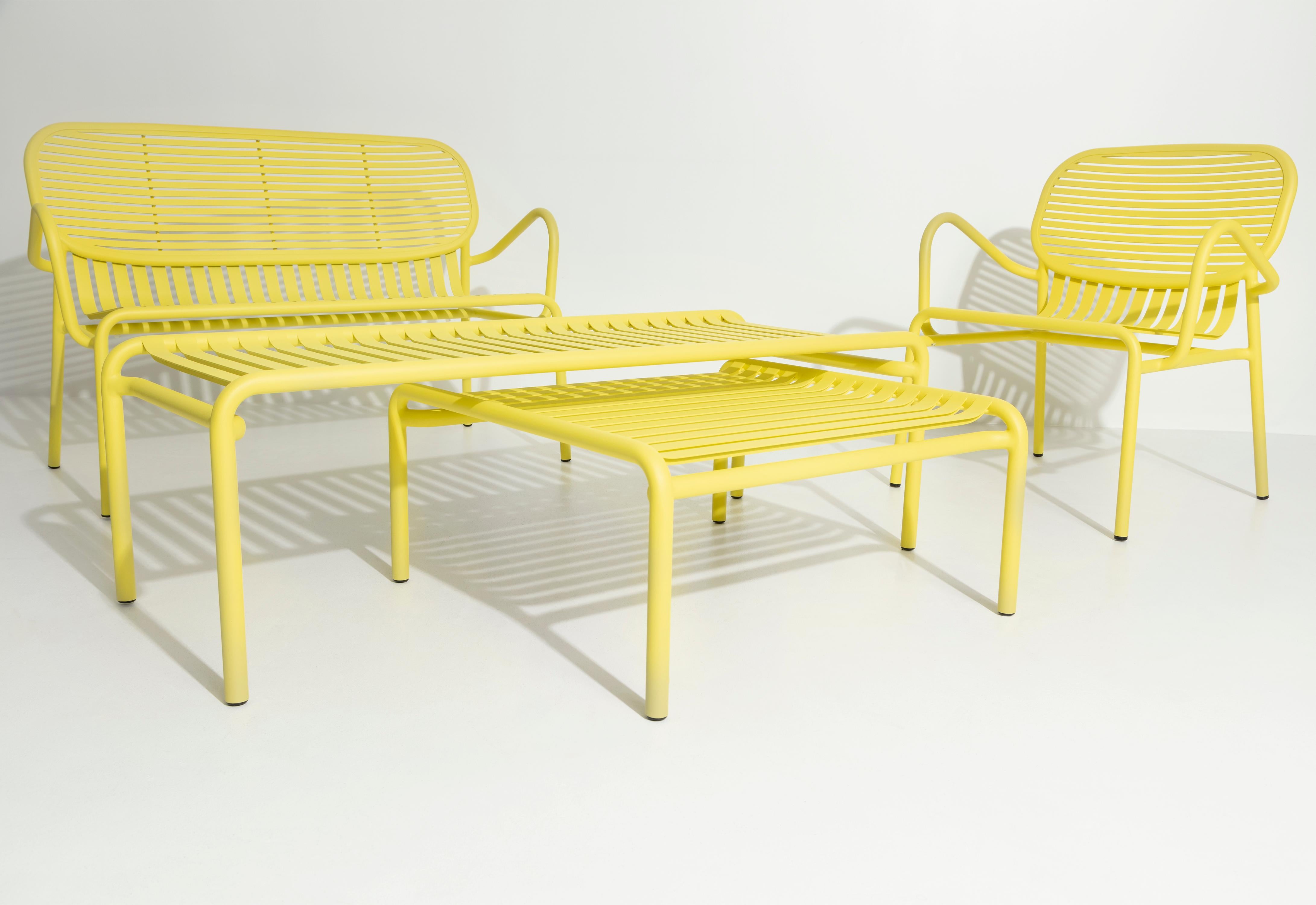 Petite Friture Week-End Sofa in Yellow Aluminium by Studio BrichetZiegler For Sale 2