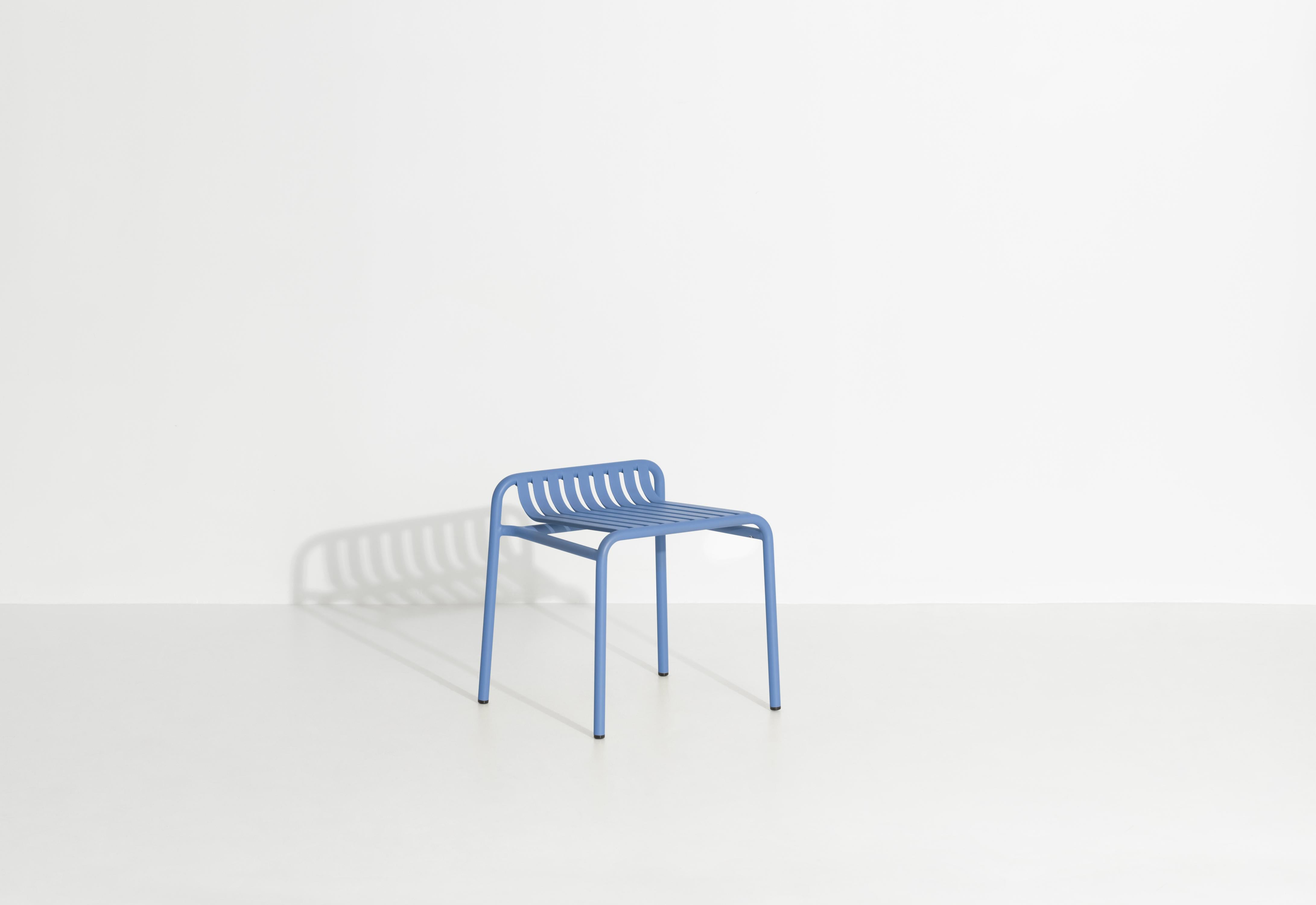 Petite Friture Week-End Stool in Azur Blue Aluminium by Studio BrichetZiegler, 2017

The week-end collection is a full range of outdoor furniture, in aluminium grained epoxy paint, matt finish, that includes 18 functions and 8 colours for the