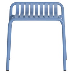 Sgabello Petite Friture Week-End in alluminio blu azzurro di Studio A