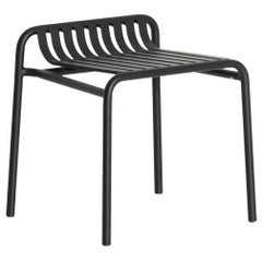 Kleiner Friture Week-End-Hocker aus schwarzem Aluminium von Studio BrichetZiegler