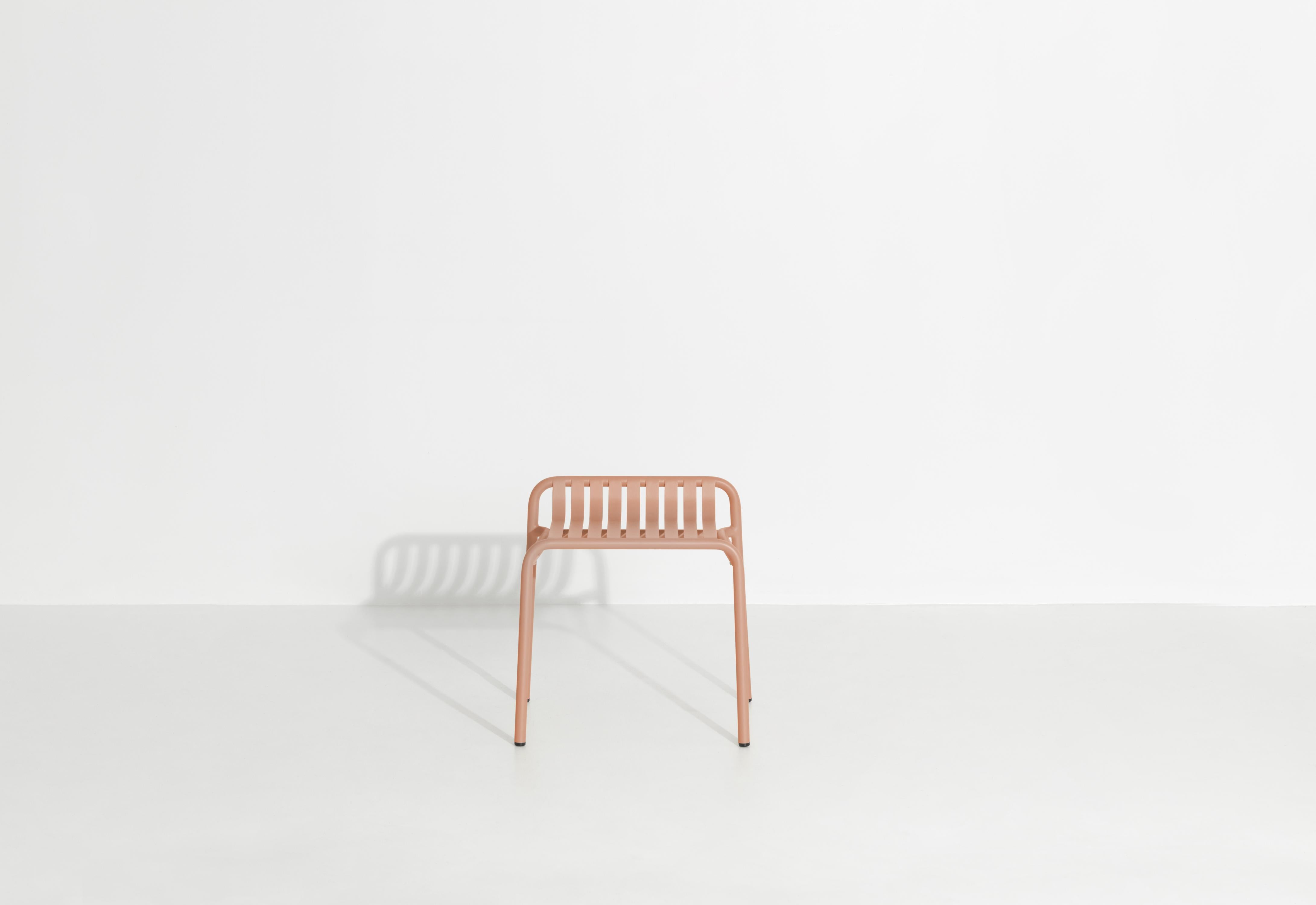 Petite Friture Week-End Stool in Blush Aluminium by Studio BrichetZiegler In New Condition For Sale In Brooklyn, NY