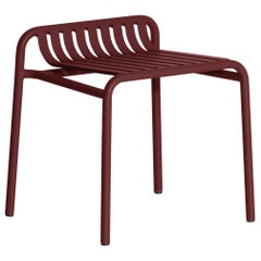 Petite Friture Week-End Stool in Burgundy Aluminium by Studio BrichetZiegler