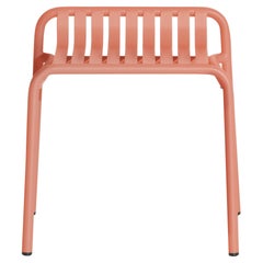 Kleiner Friture Week-End-Hocker aus Korallen-Aluminium von Studio BrichetZiegler
