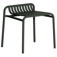 Kleiner Friture Week-End-Hocker aus Glas und grünem Aluminium von Studio BrichetZiegler
