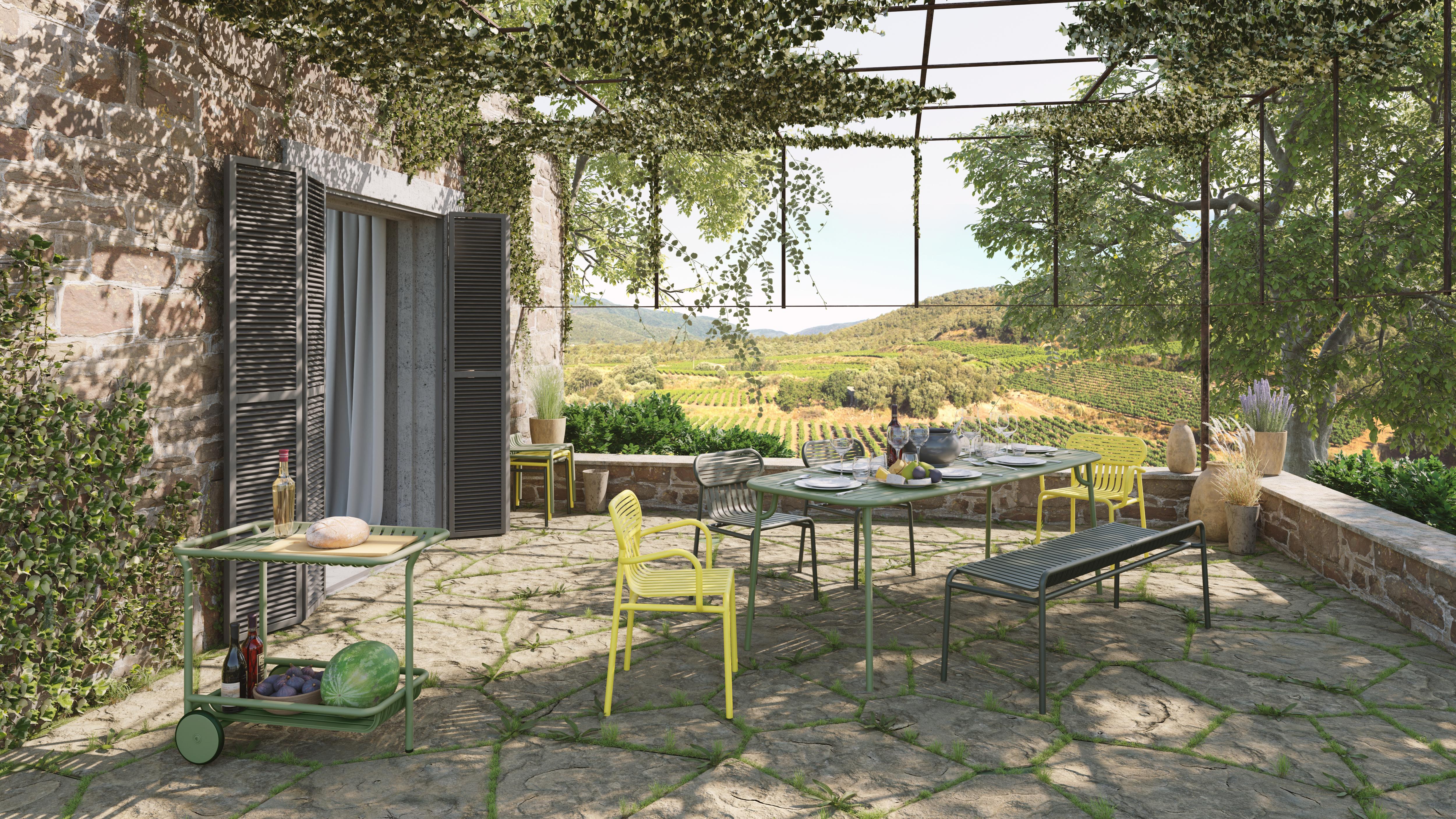 Taburete Petite Friture Week-End de aluminio dorado por Studio BrichetZiegler Siglo XXI y contemporáneo en venta