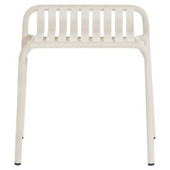 Sgabello Petite Friture in alluminio avorio di Studio A