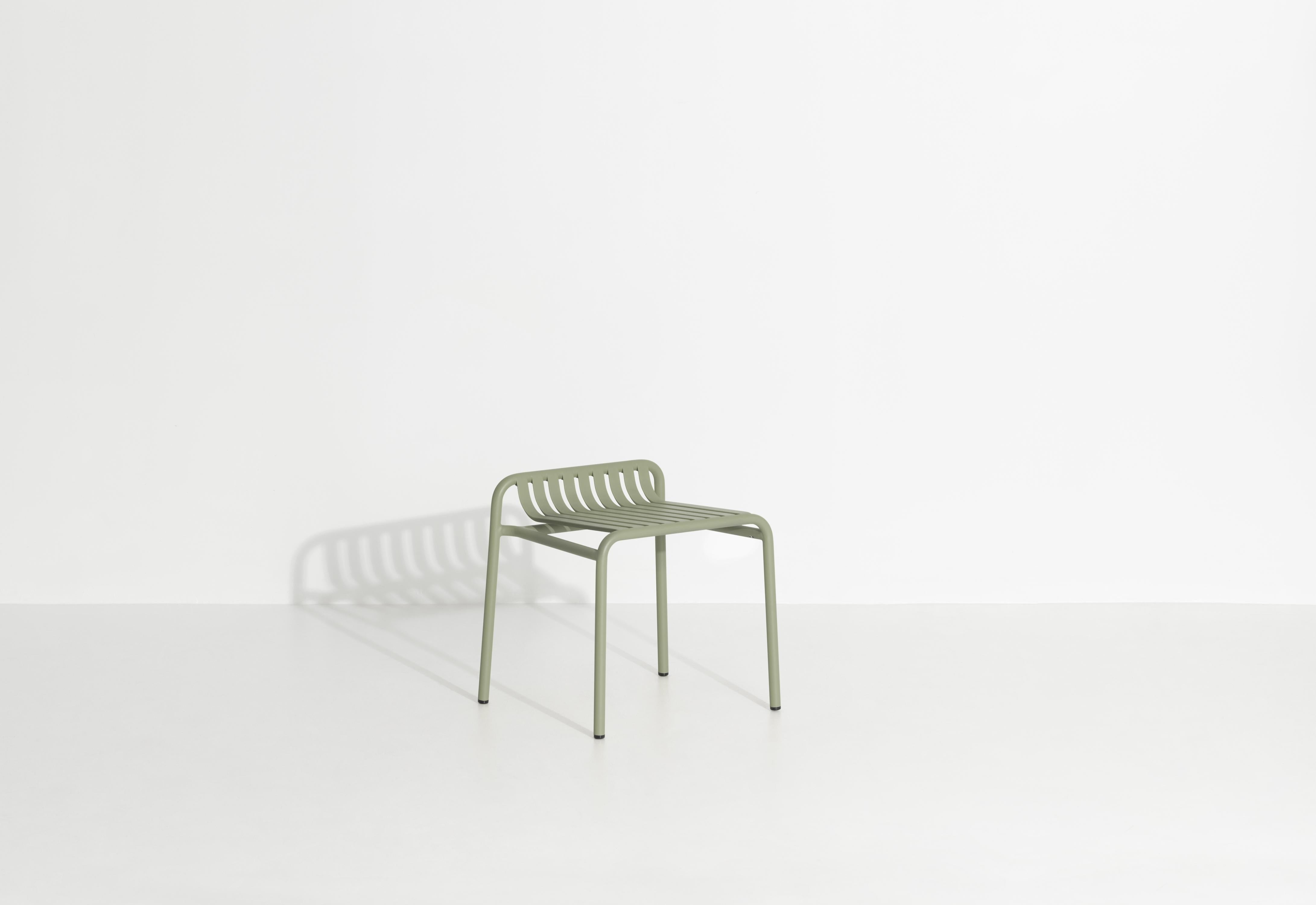 Petit tabouret de la semaine Friture en aluminium vert jade par Studio BrichetZiegler Neuf - En vente à Brooklyn, NY