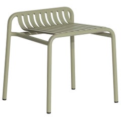 Kleiner Friture Week-End-Hocker aus Jadegrünem Aluminium von Studio BrichetZiegler