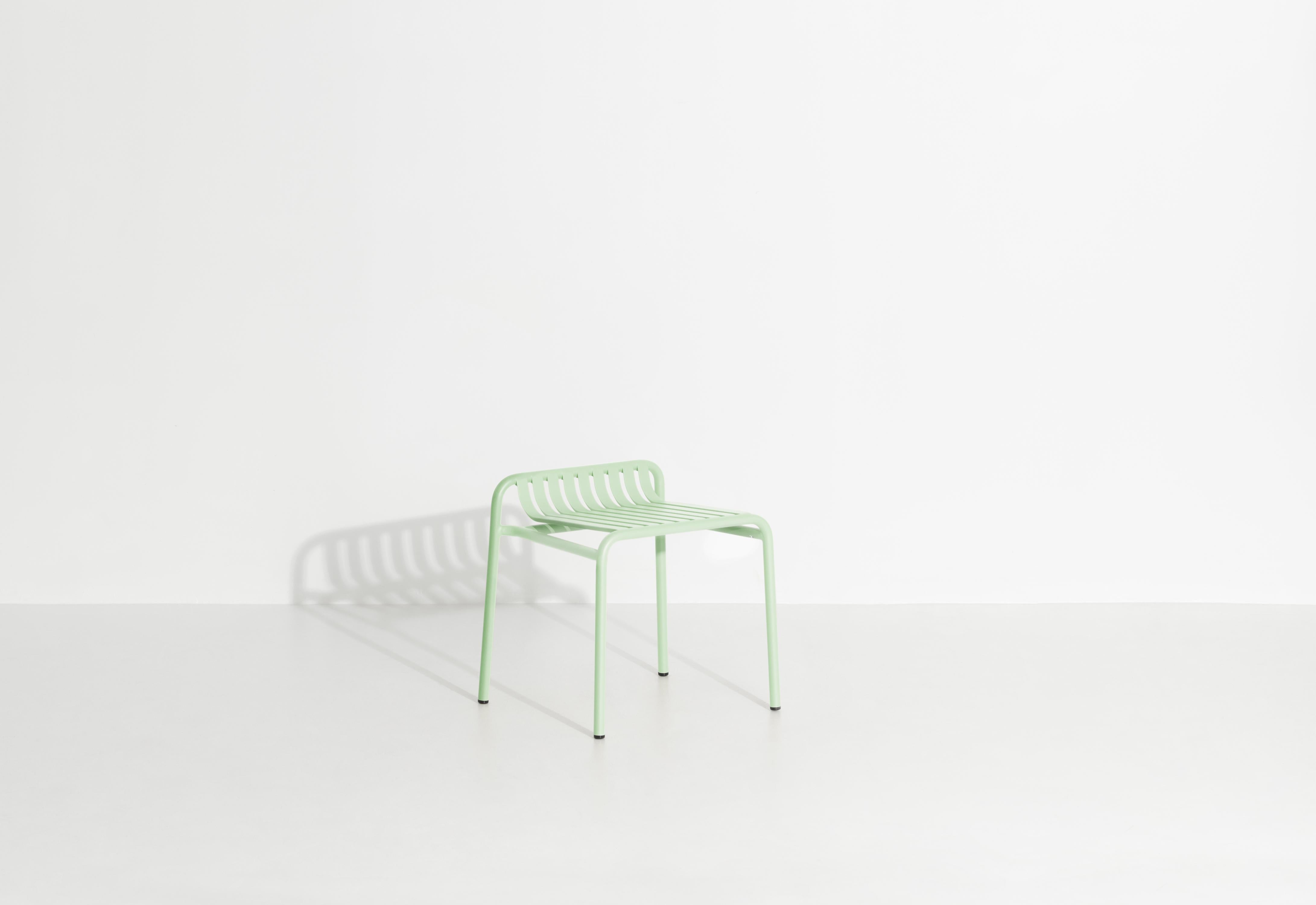 Petite Friture Week-End Stool in Pastel Green Aluminium by Studio BrichetZiegler, 2017

The week-end collection is a full range of outdoor furniture, in aluminium grained epoxy paint, matt finish, that includes 18 functions and 8 colours for the