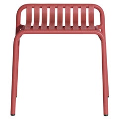 Sgabello Petite Friture in alluminio terracotta di Studio A