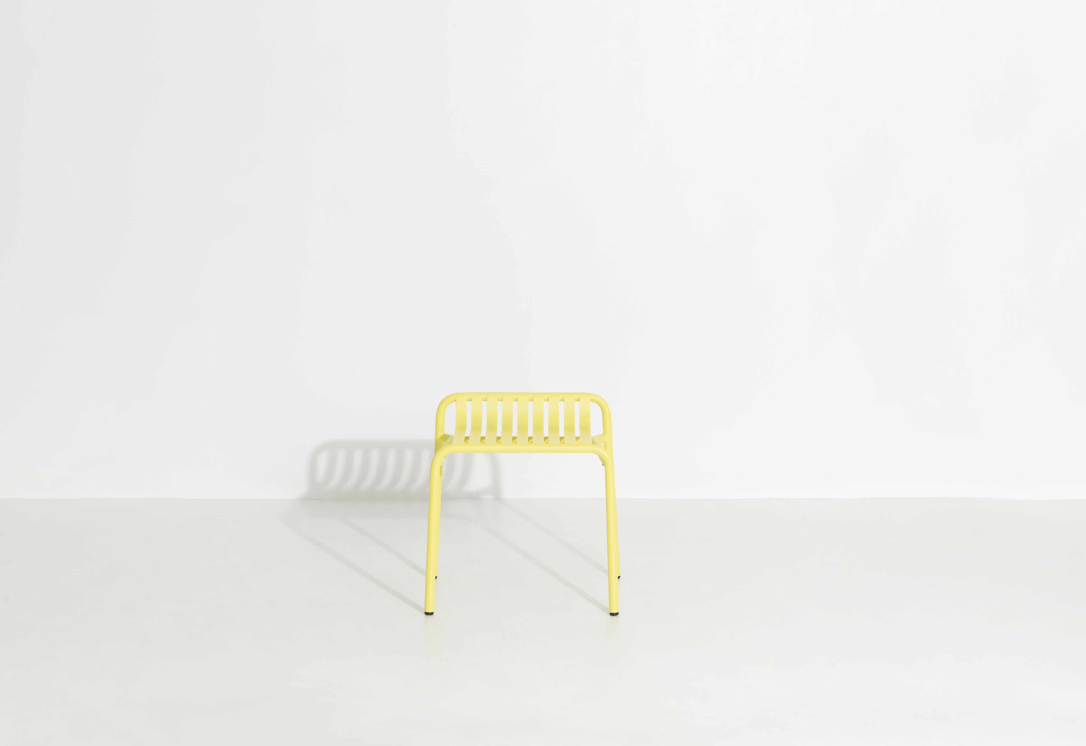 Chinese Petite Friture Week-End Stool in Yellow Aluminium by Studio BrichetZiegler For Sale